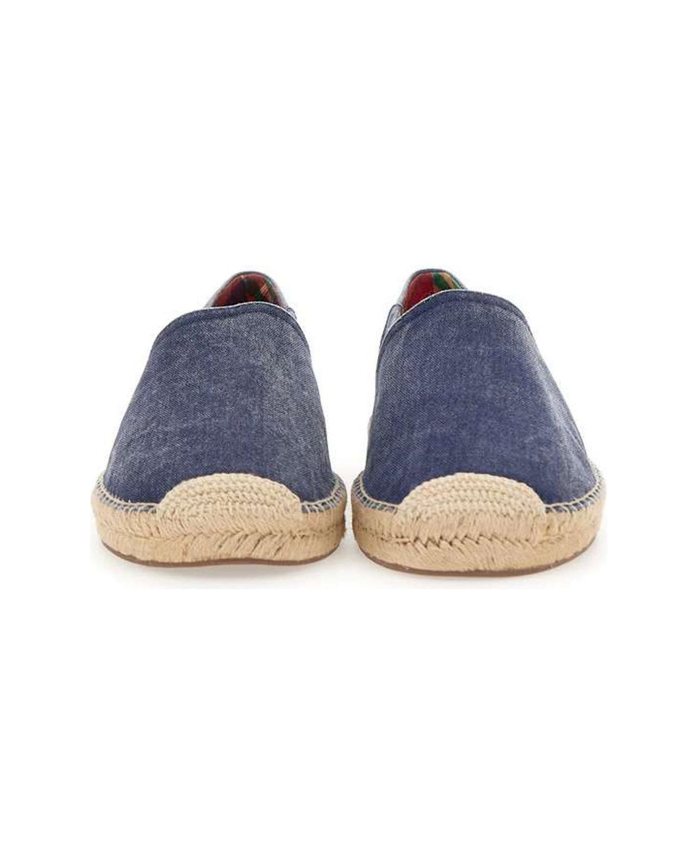 Polo Ralph Lauren Cotton Canvas Espadrilles - Blue