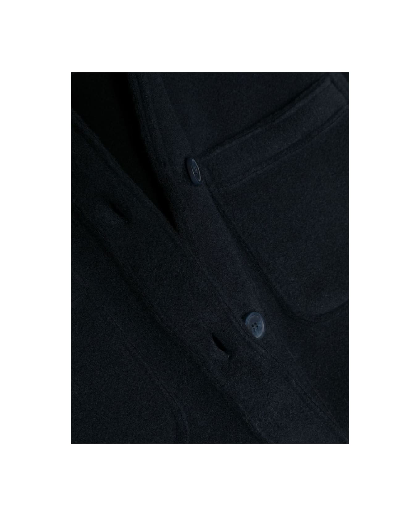 Il Gufo Jacket With Buttons And Collar - BLUE コート＆ジャケット