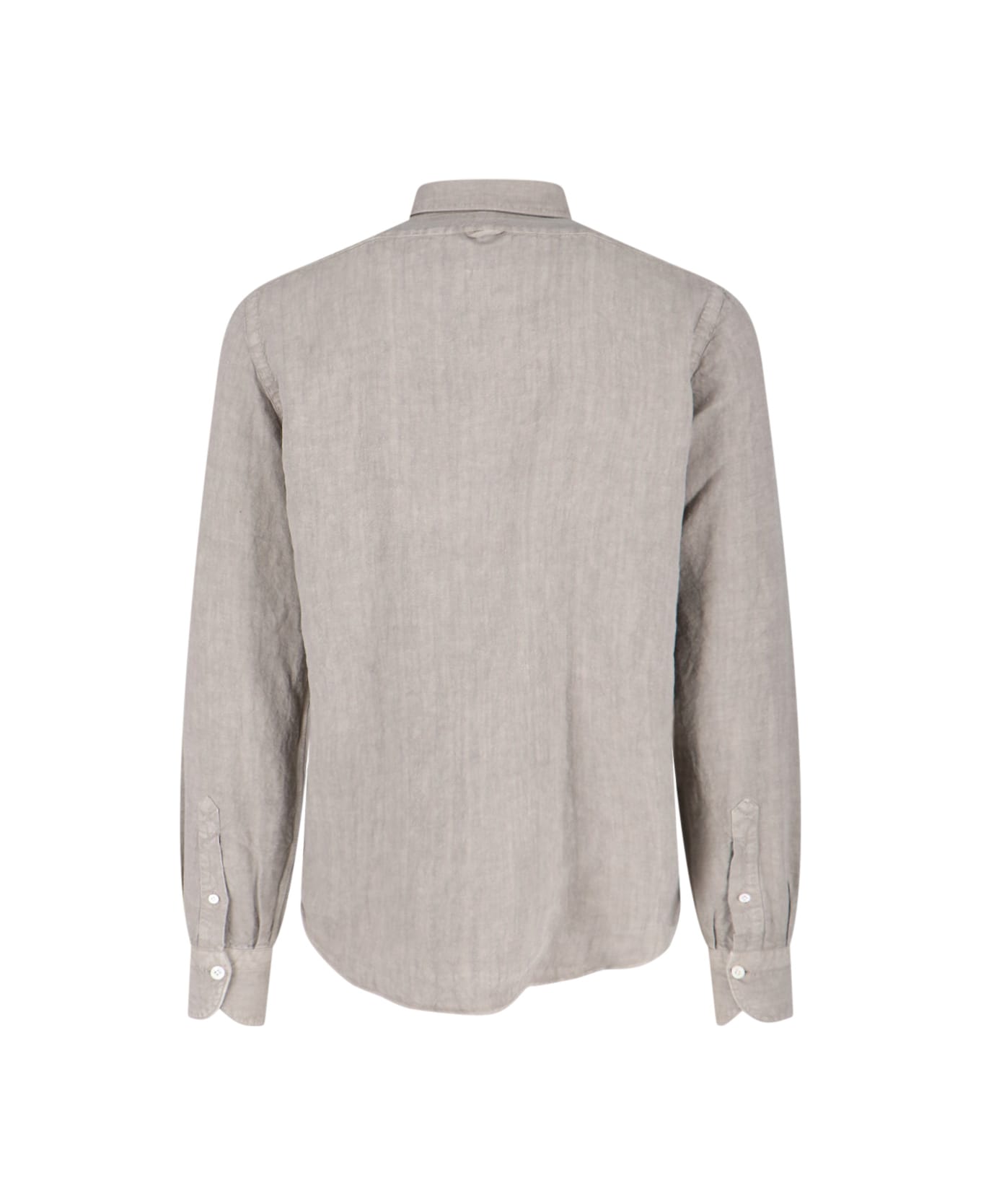 Finamore 
salina
 Linen Sports Shirt - Beige