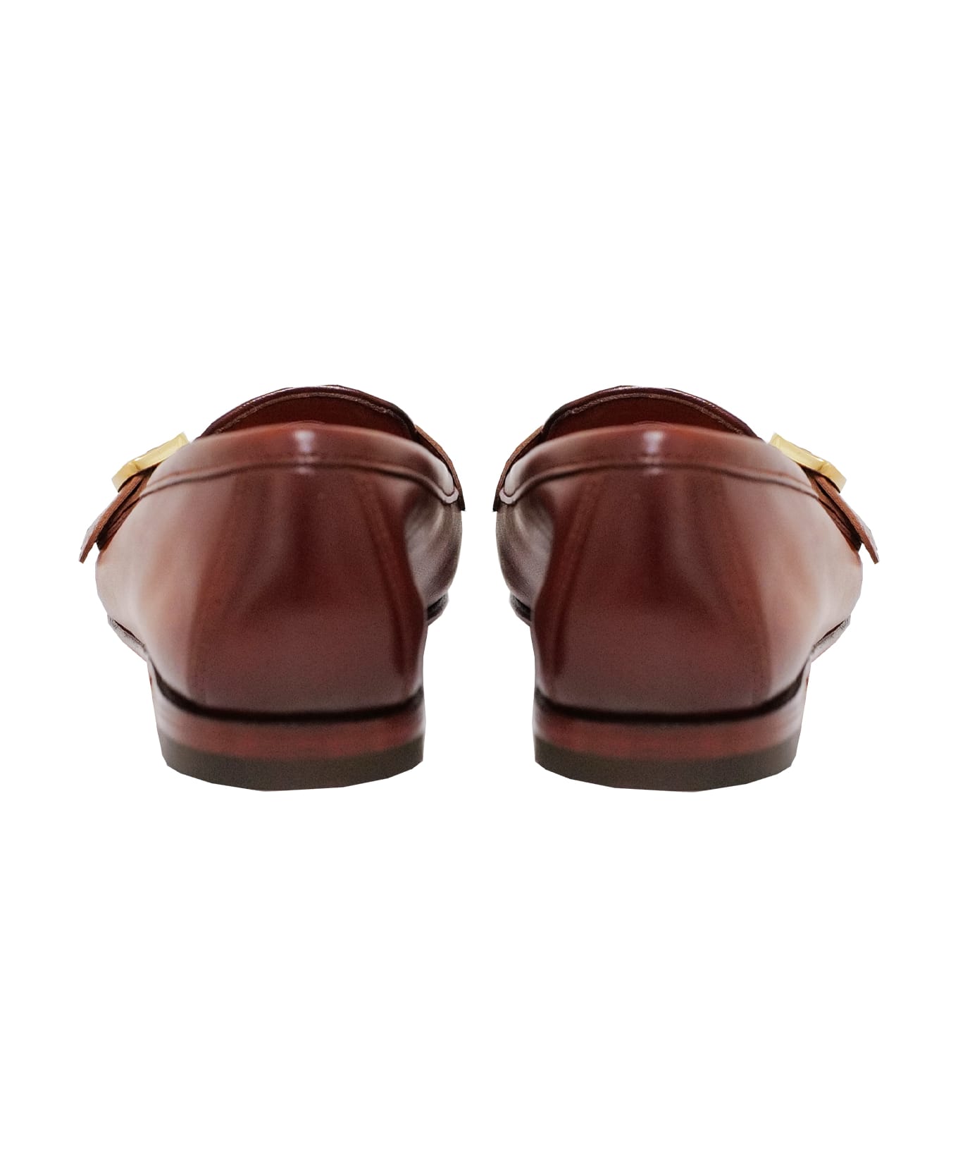 Santoni Mocassin - Brown フラットシューズ