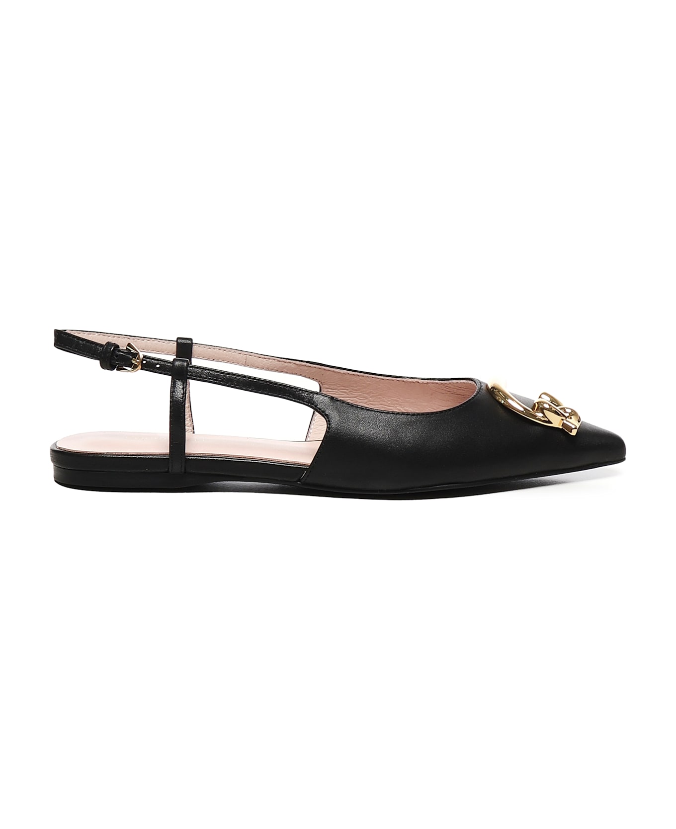 Coccinelle C-me Smooth Ballet Flats - Black