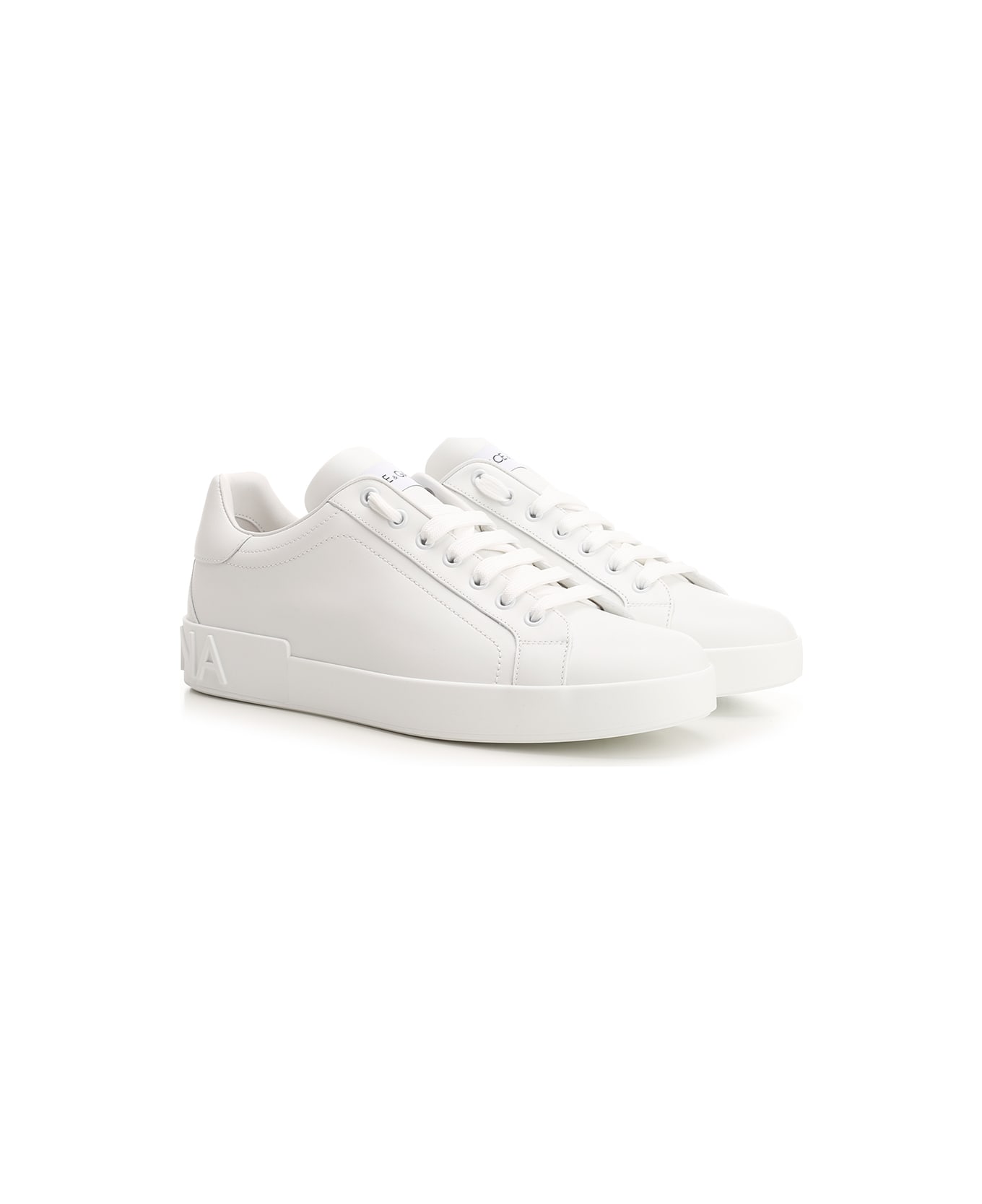 Dolce & Gabbana Portofino Low Sneaker - White