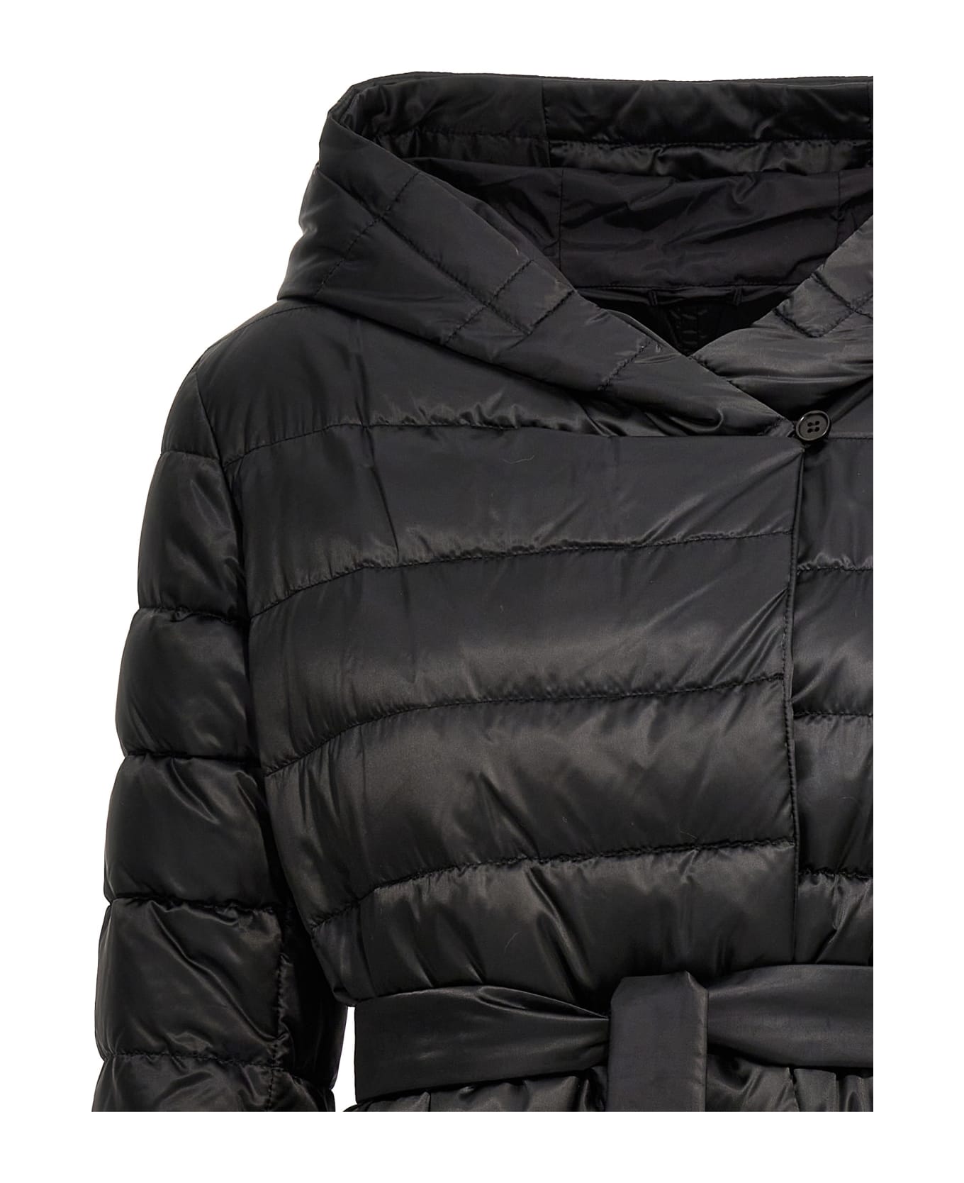 Max Mara The Cube 'novef' Reversible Down Jacket - Black