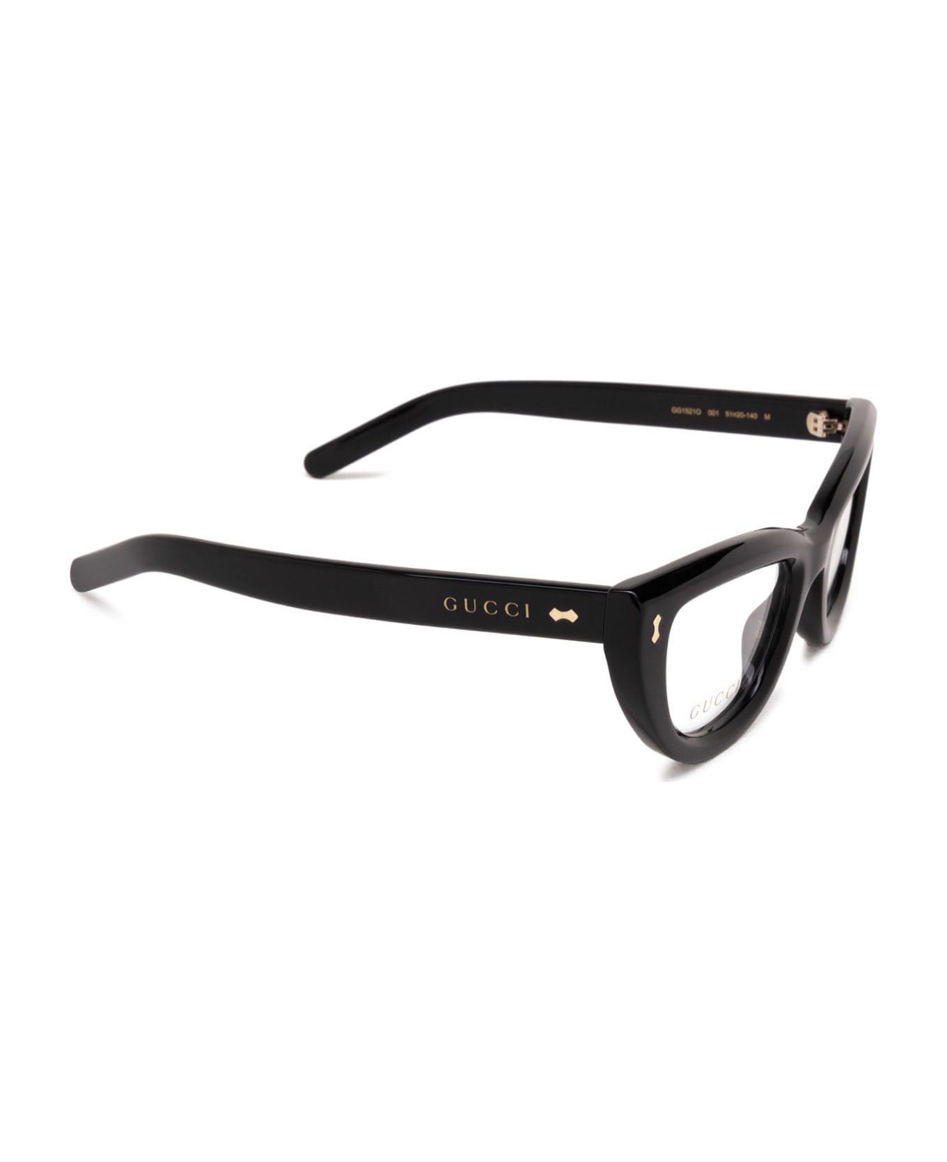 Gucci Eyewear Gg1521o Black Glasses - Black アイウェア