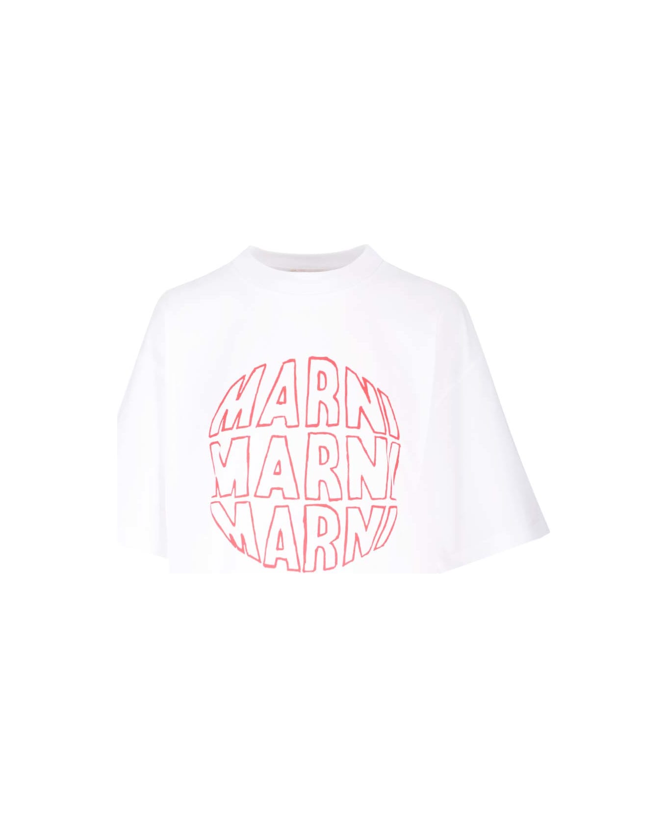 Marni Straight Cut T-shirt - White