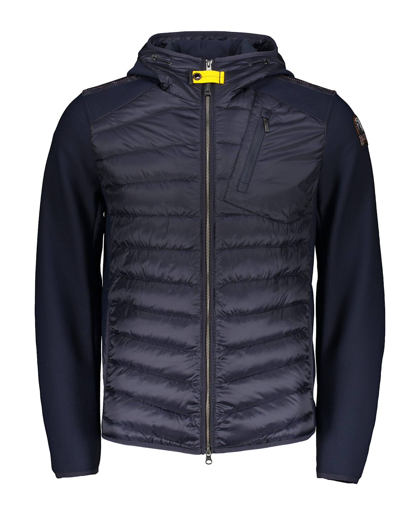 Parajumpers Lightweight Blue Quilted Jacket With Hood - blue