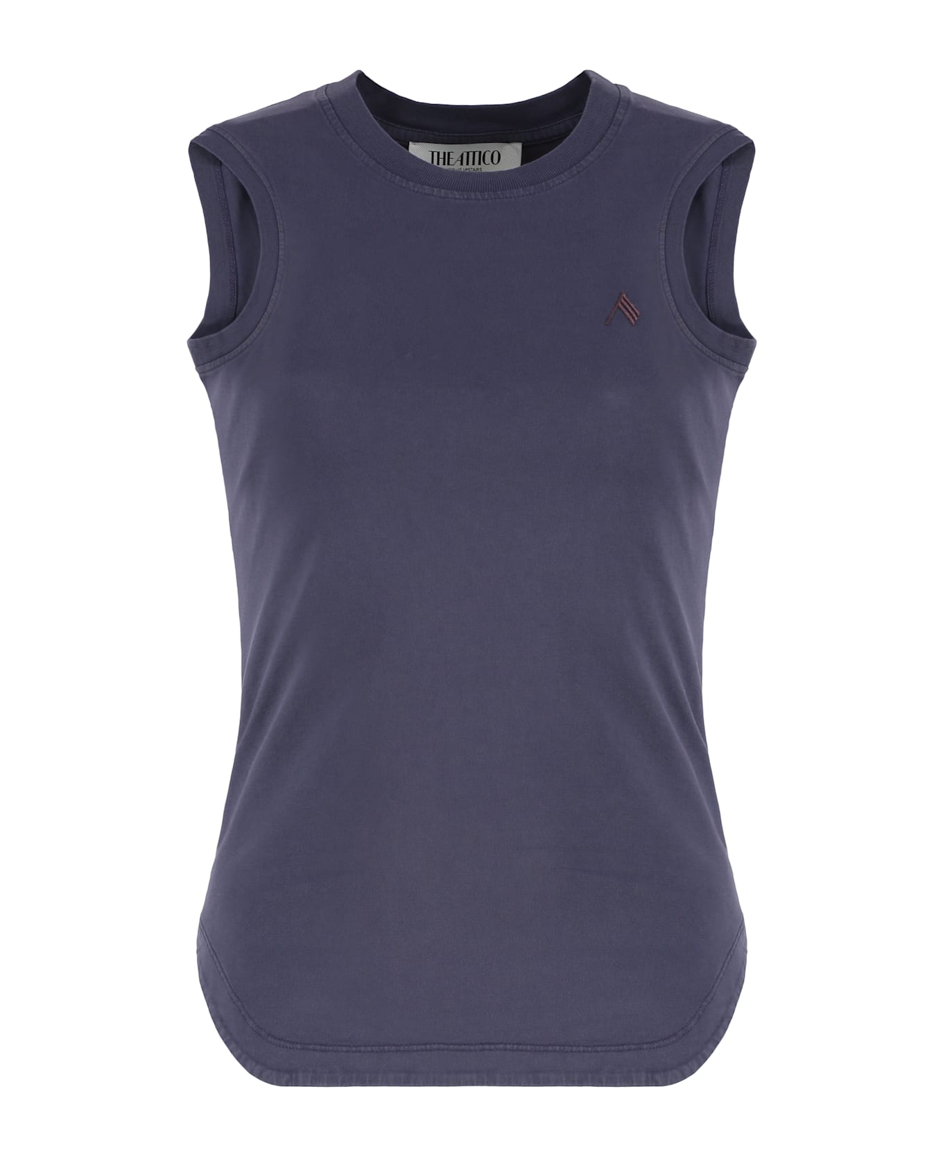 The Attico Cotton Tank Top - purple