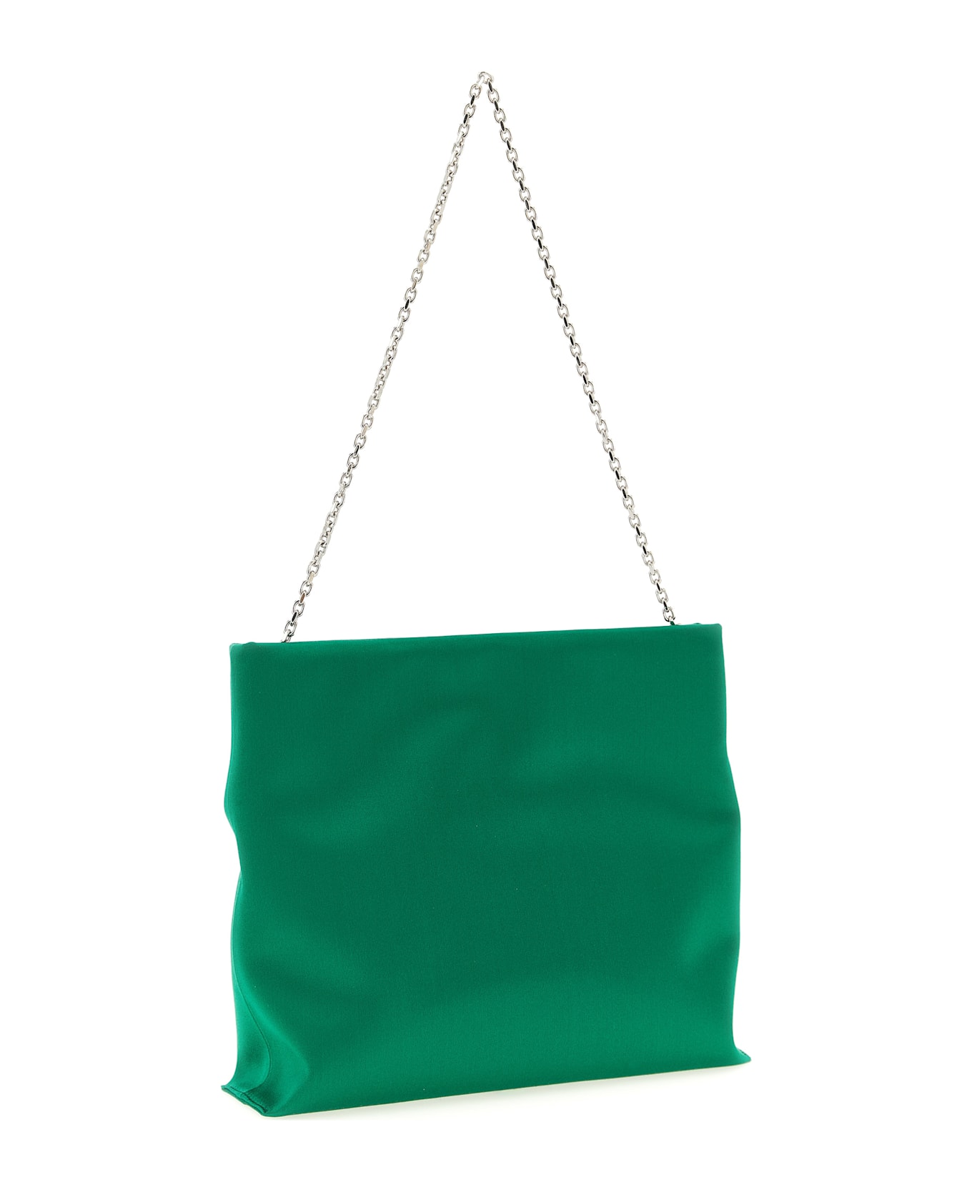 Roger Vivier 'trompette' Clutch - Green