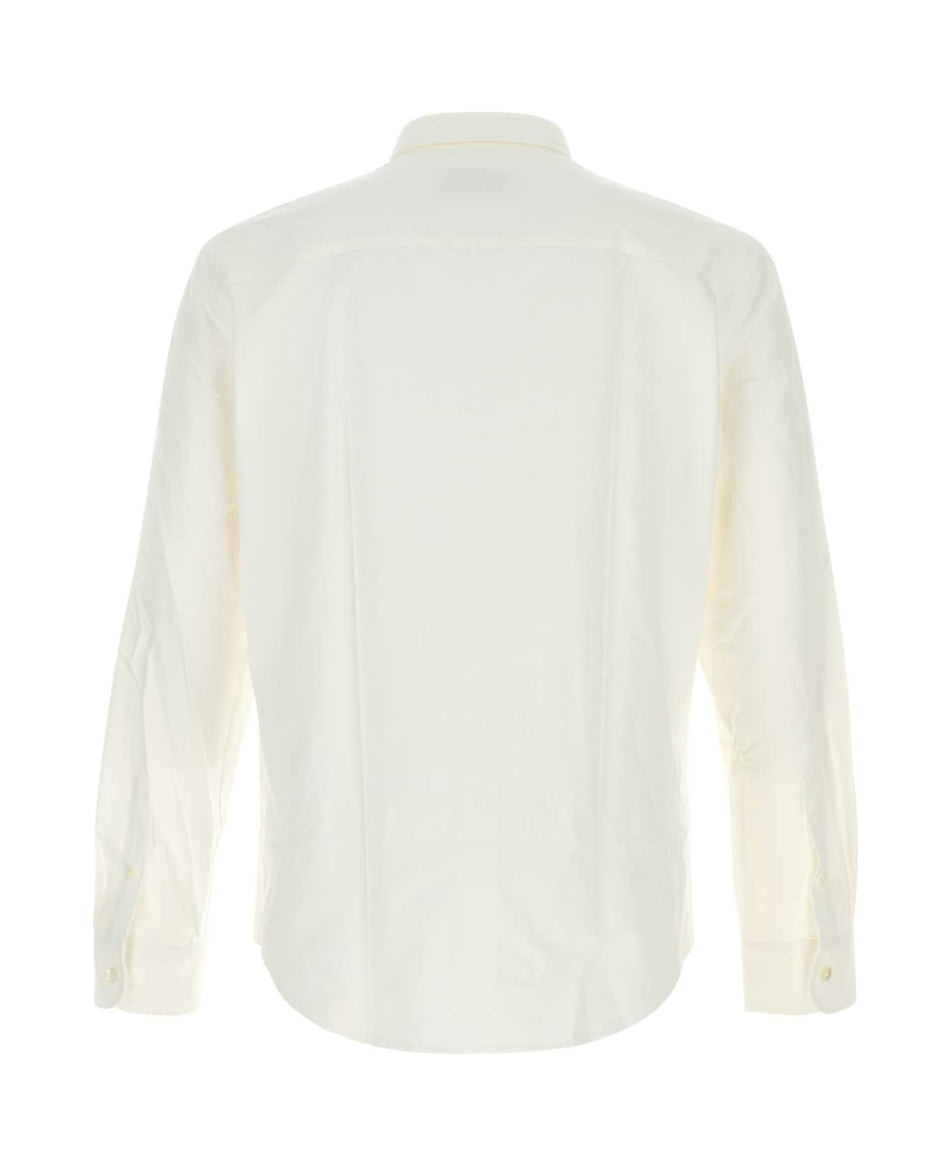 Ami Alexandre Mattiussi White Oxford Shirt - NATURALWHITE