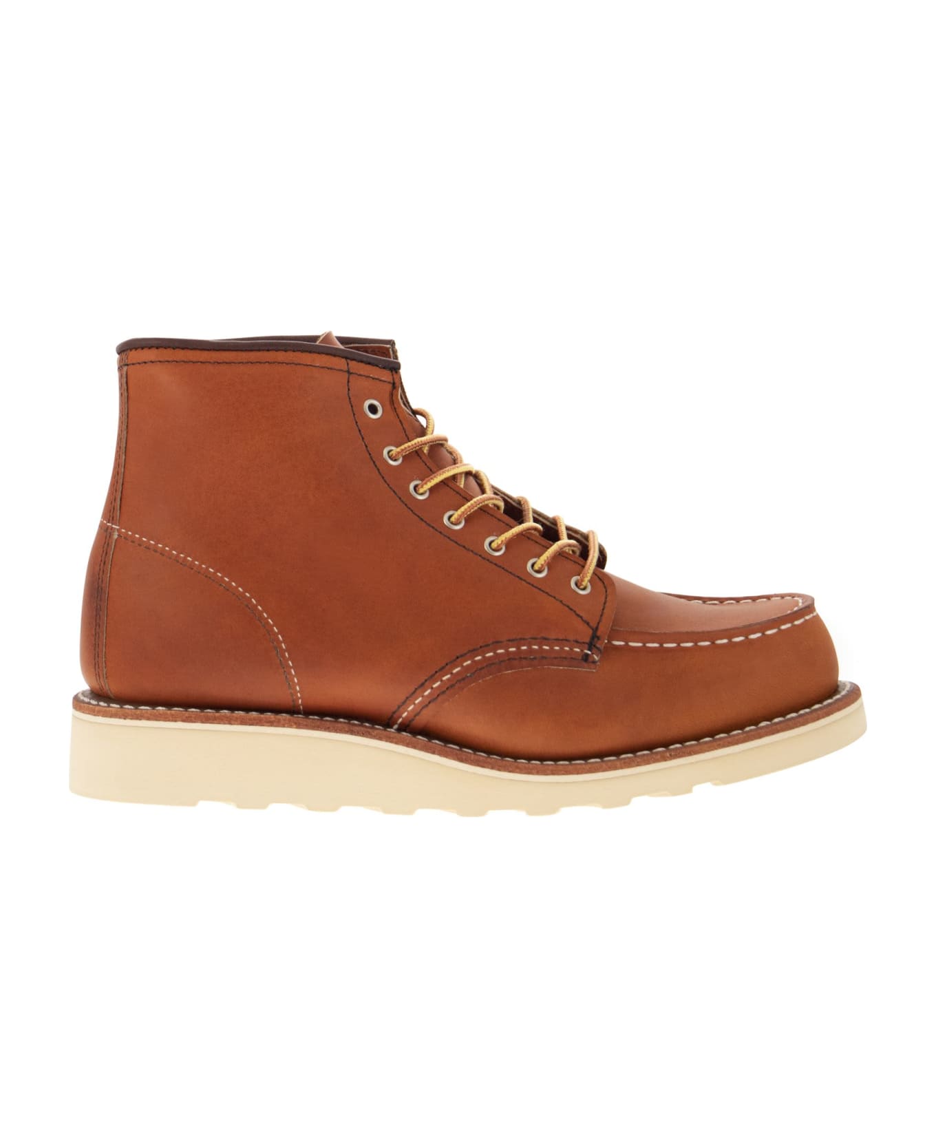 Red Wing Classic Moc - Leather Lace-up Boot - Gold ブーツ