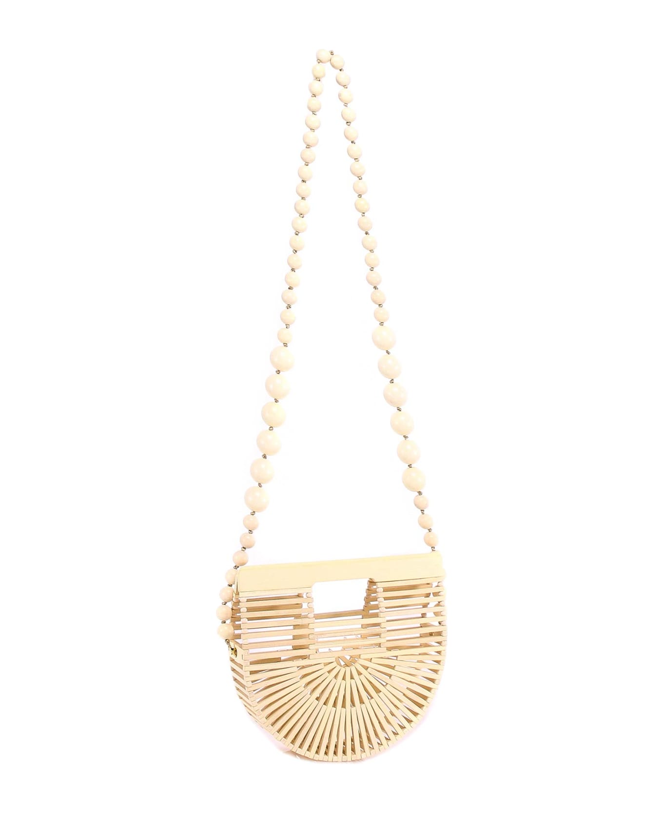 Cult Gaia Gaias Ark Micro Crossbody Shoulder Bag - Beige
