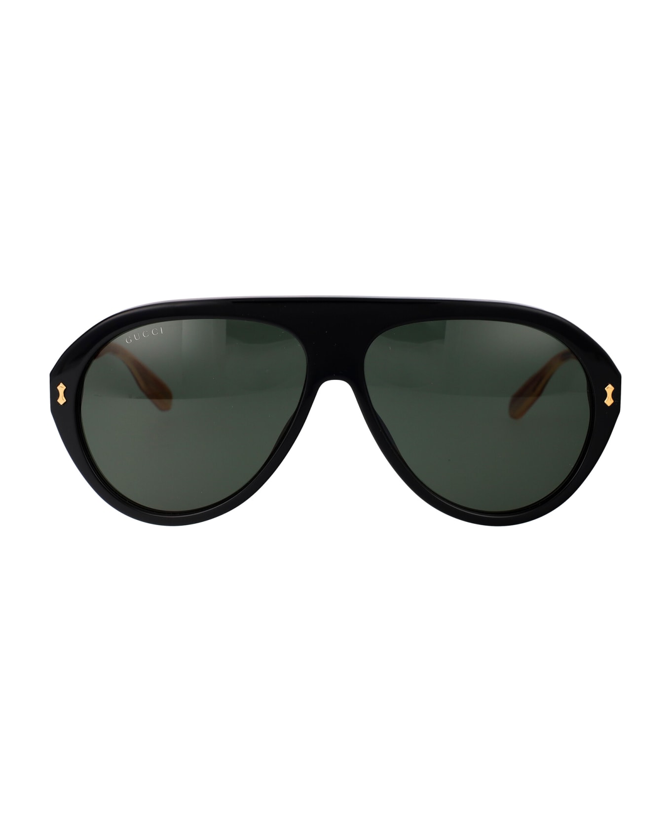 Gucci Eyewear Gg1515s Sunglasses - 001 BLACK GOLD GREY