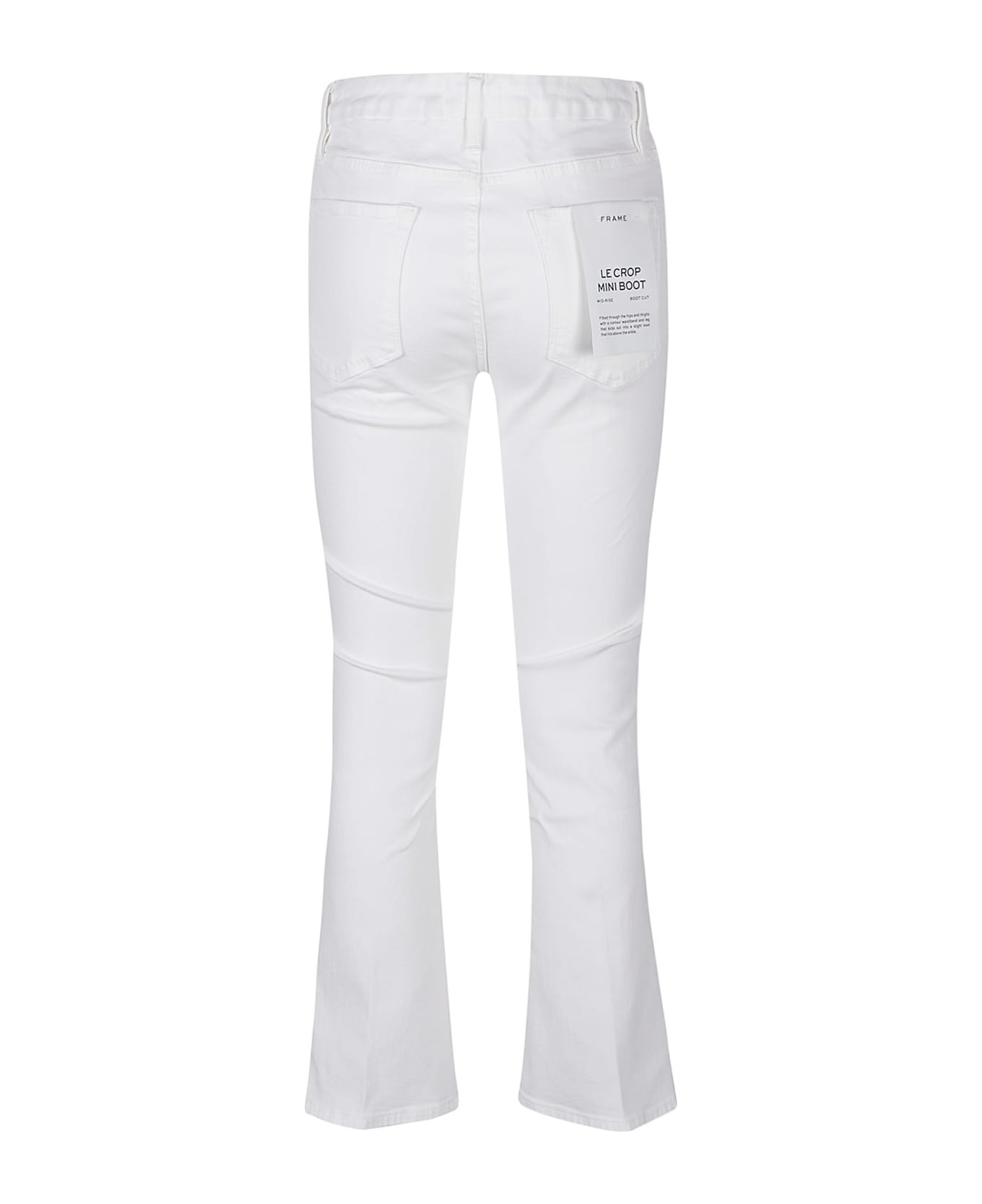 Frame Le Crop Mini Boot Jeans - Blanc