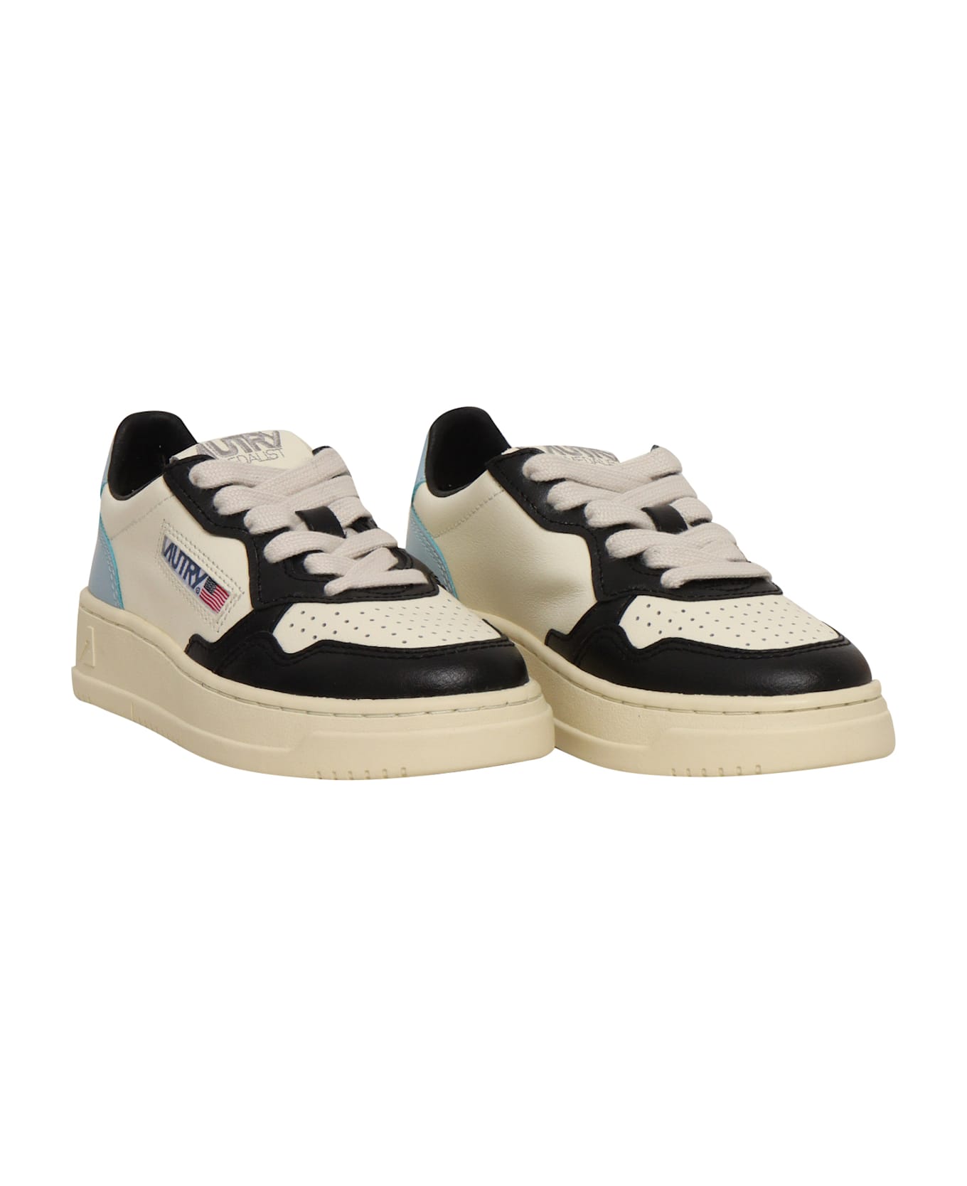 Autry Medalist Kids Low Kid Tri/four Bk/wswh/drbl - BLACK
