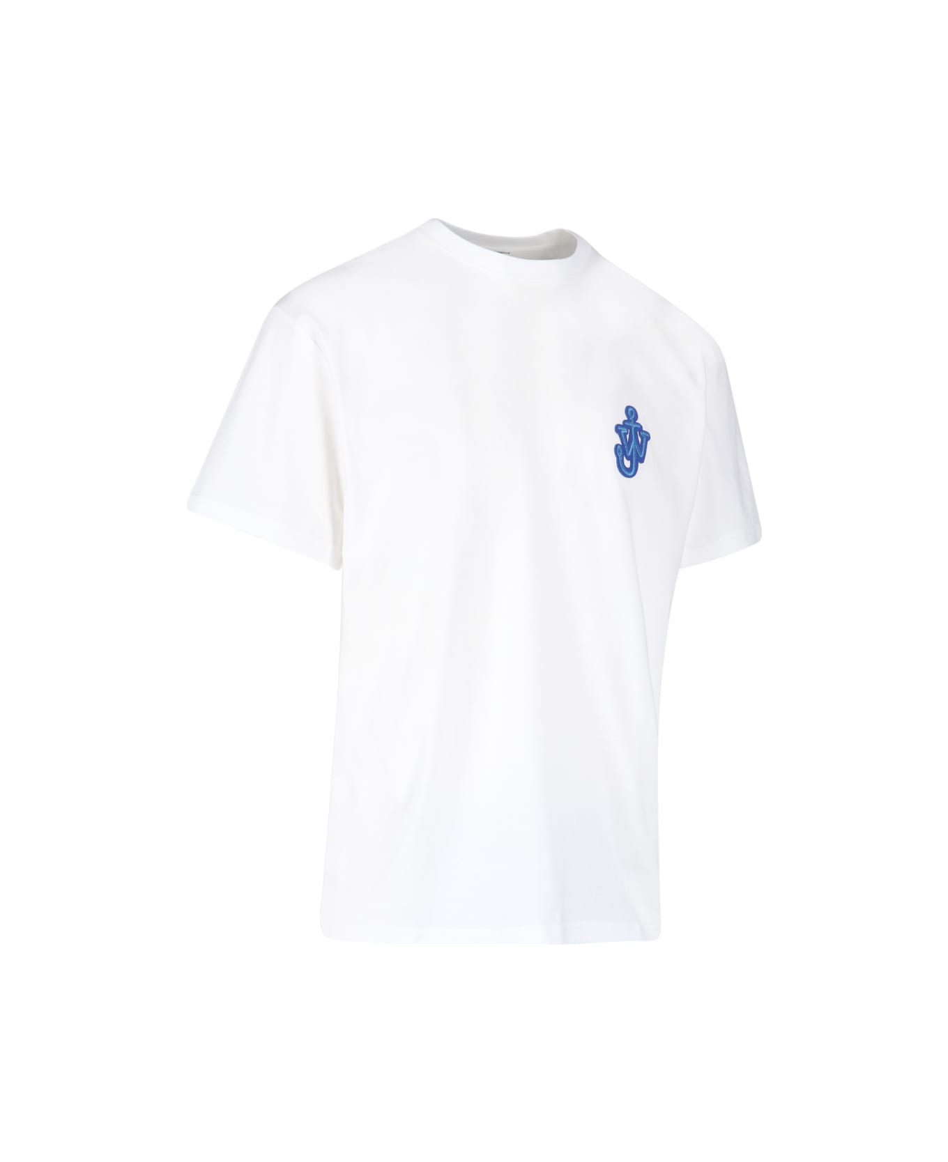 J.W. Anderson Crew-neck Logo T-shirt - White