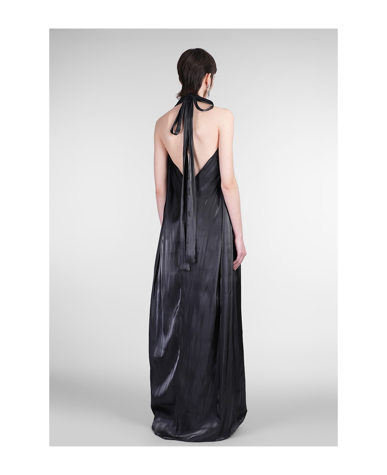 Rhea Costa Gigi Dress Long Dress In Black Polyester - black