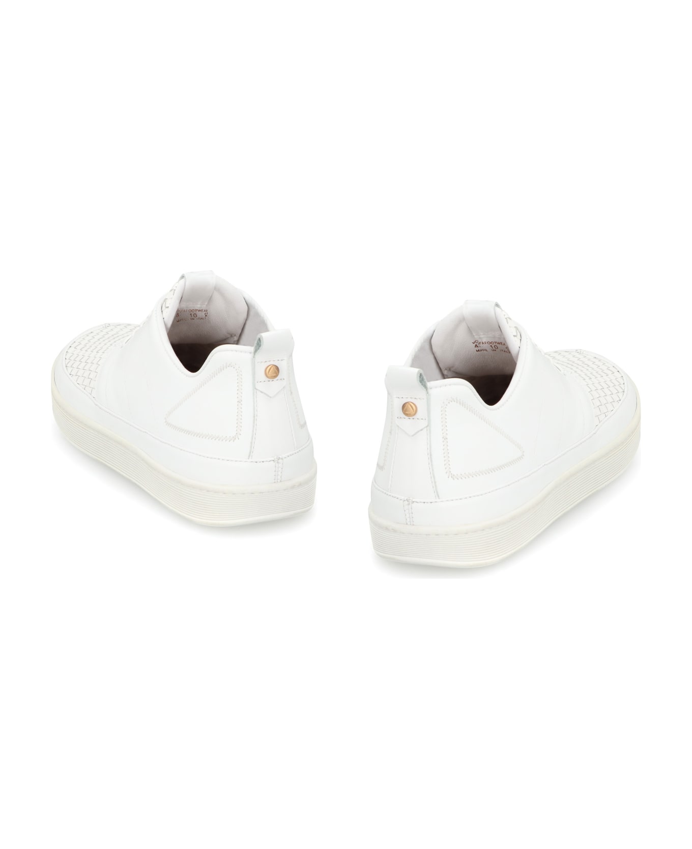Volta Bosco Leather Low-top Sneakers - White
