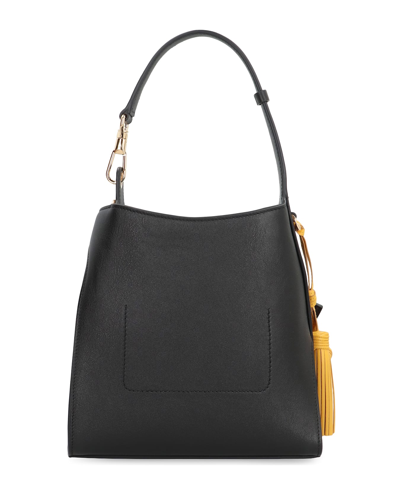 Givenchy Hobo Belted Mini Leather Bag - black