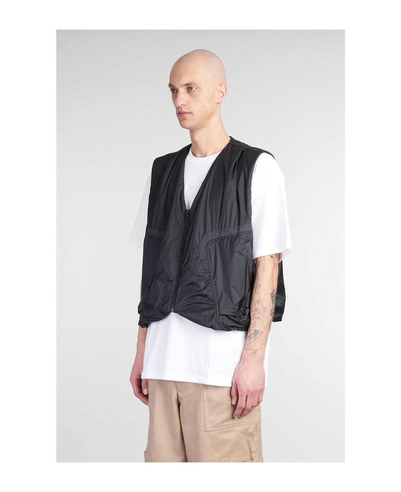 Nike Vest In Black Polyamide - black
