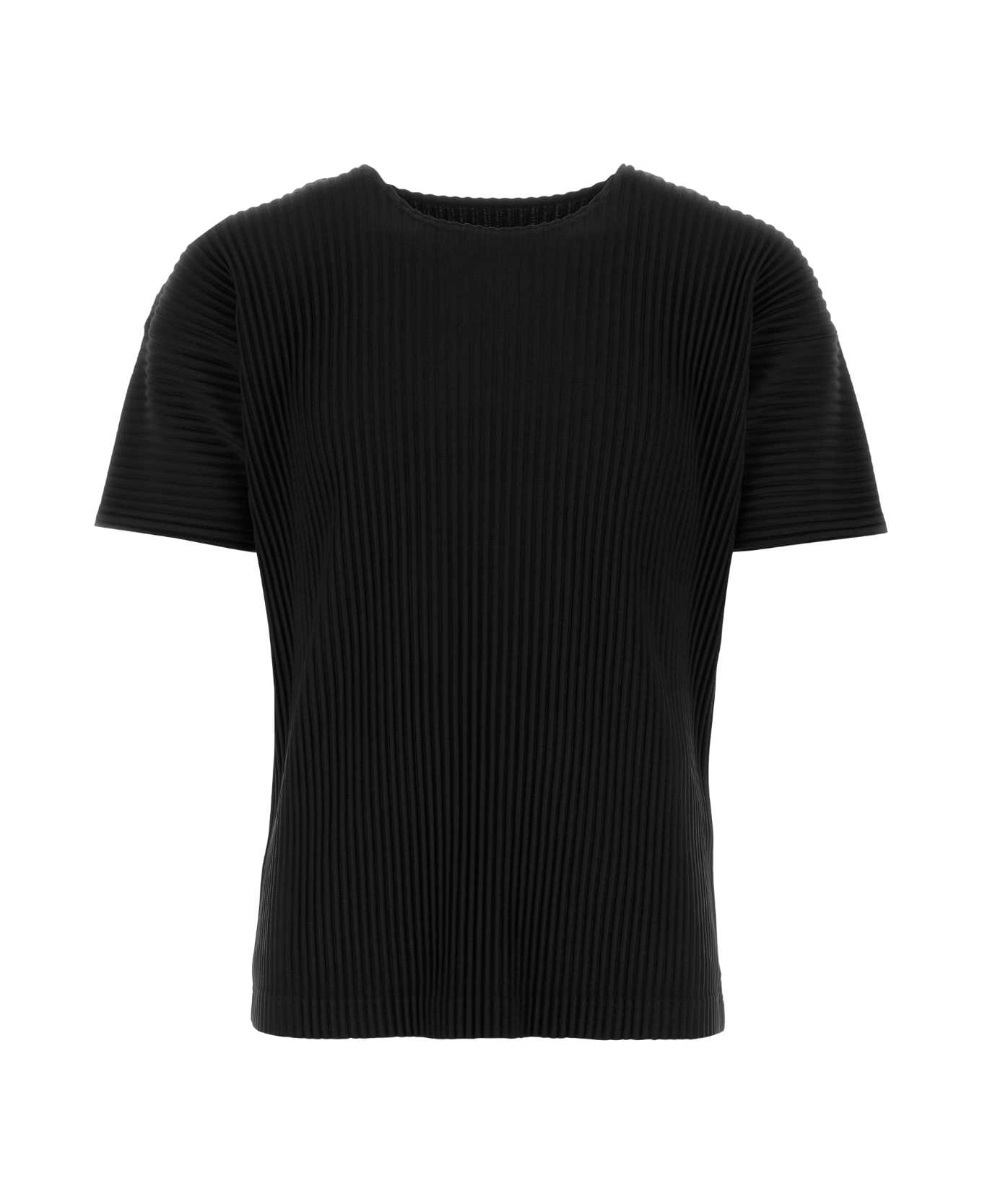 Homme Plissé Issey Miyake T-shirt - BLACK