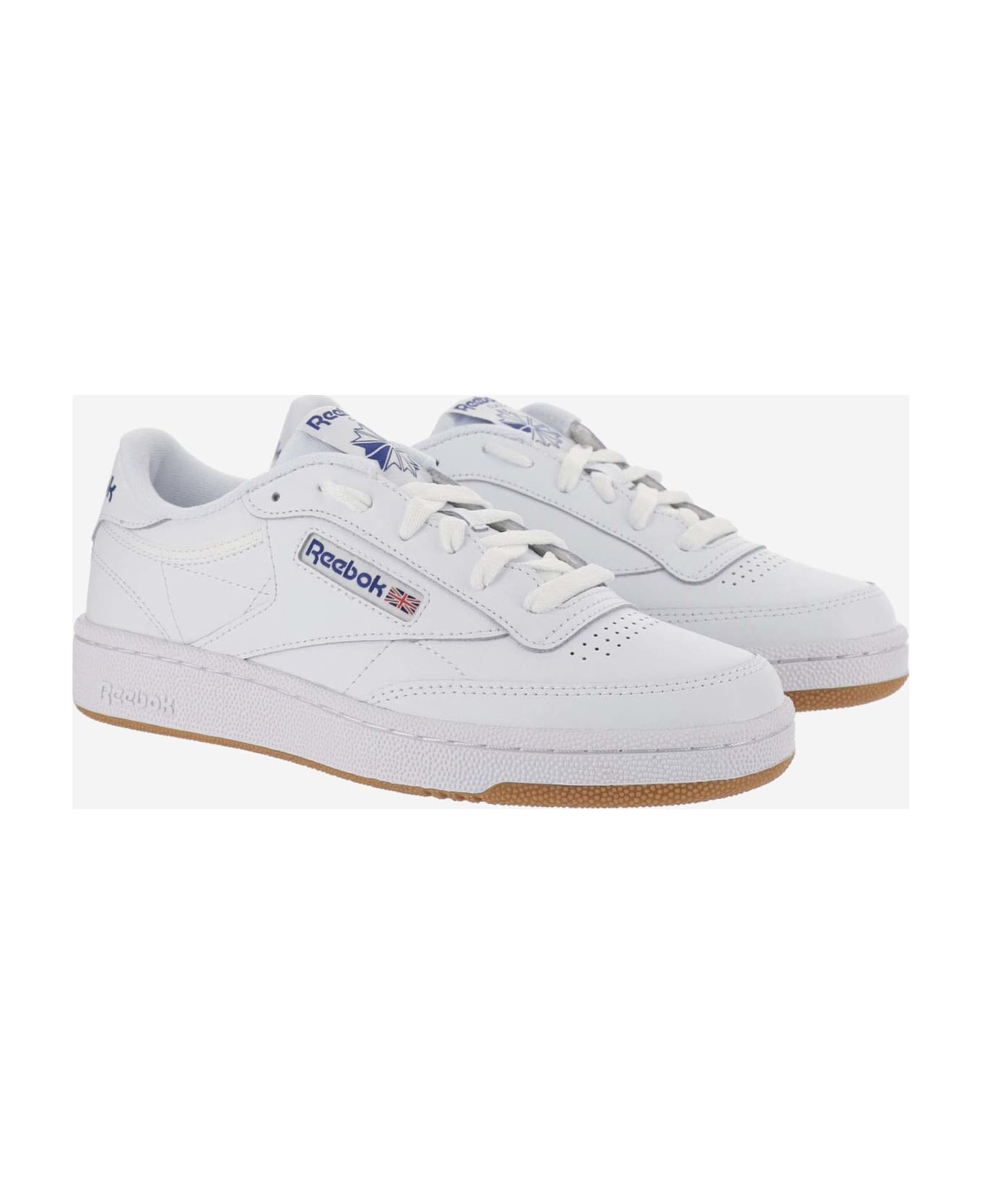 Reebok Club C 85 Leather Sneakers - White