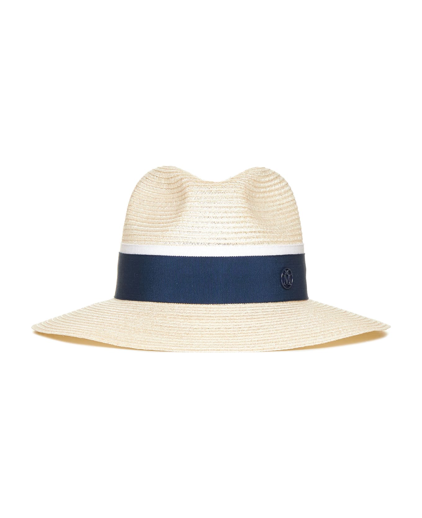 Maison Michel Hat - Natural navy 帽子
