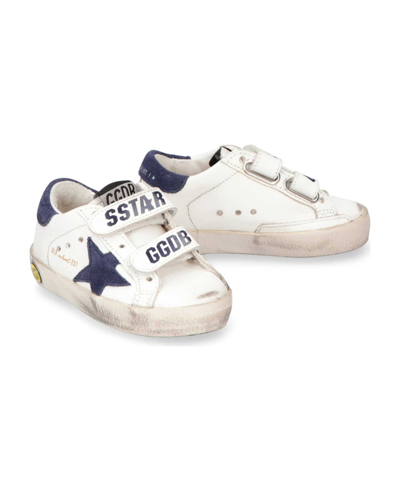 Golden Goose Old School Leather Low-top Sneakers - WHITE