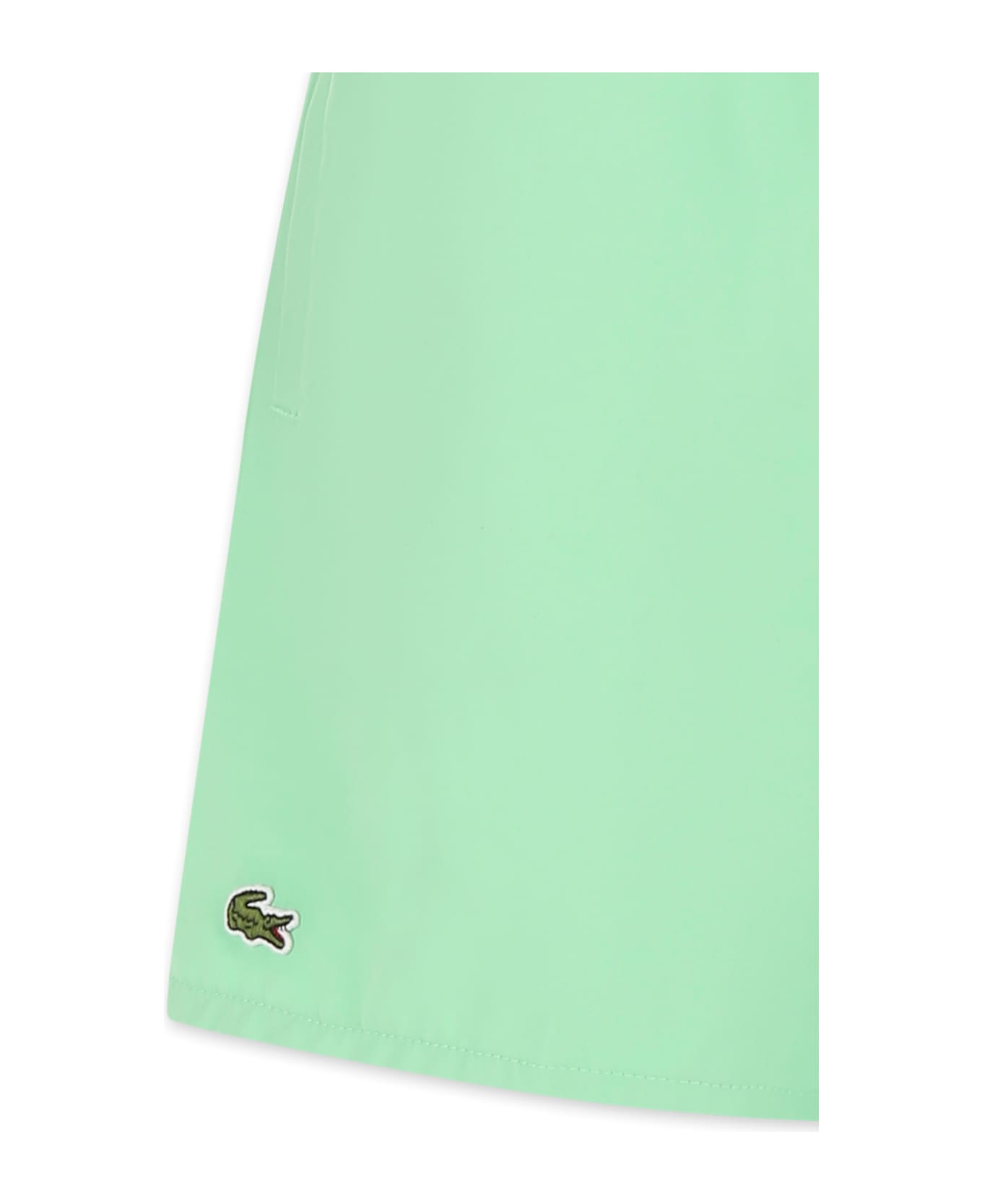 Lacoste Green Swim Shorts For Boy With Crocodile - Green