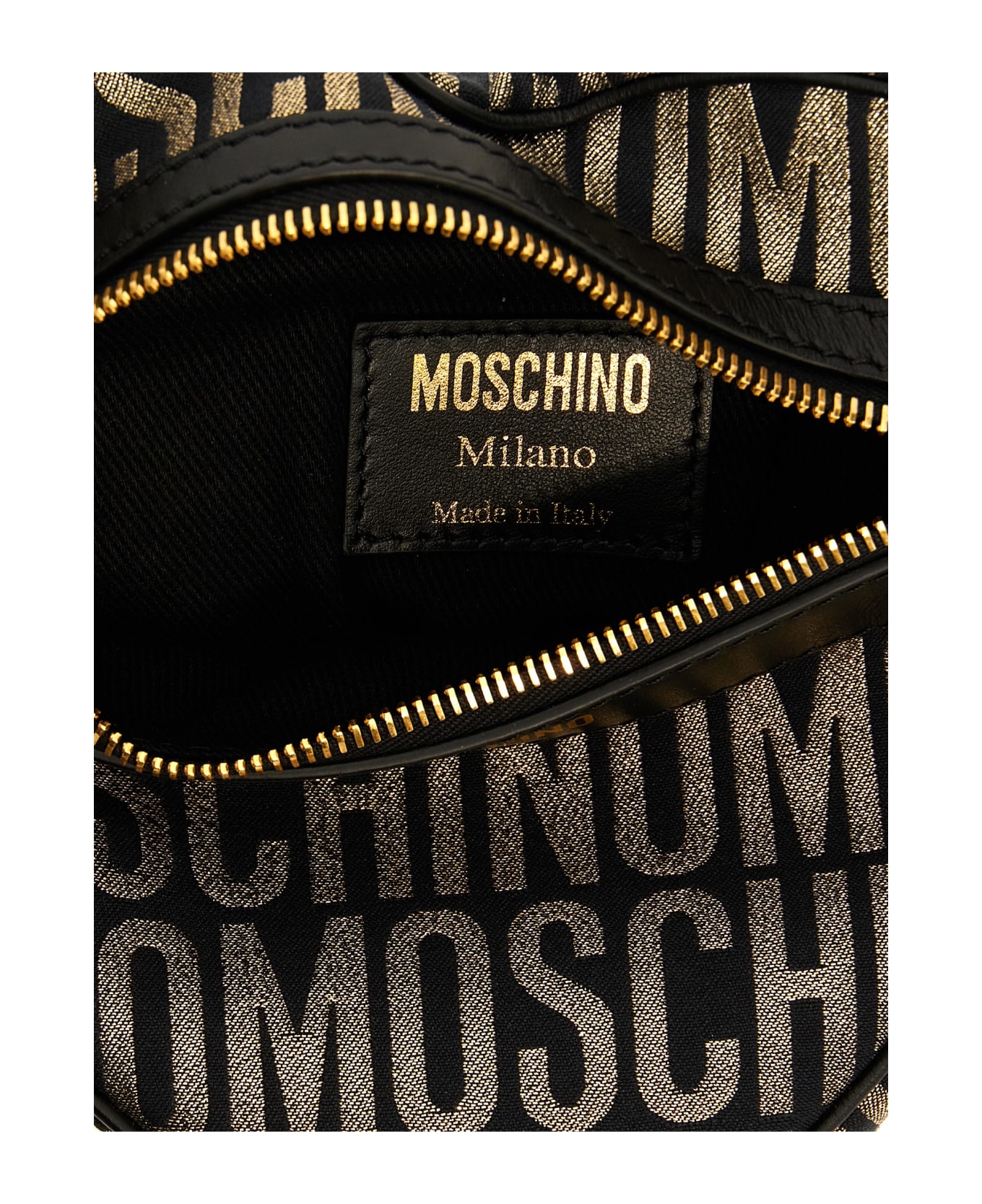 Moschino 'logo' Clutch - Black   クラッチバッグ