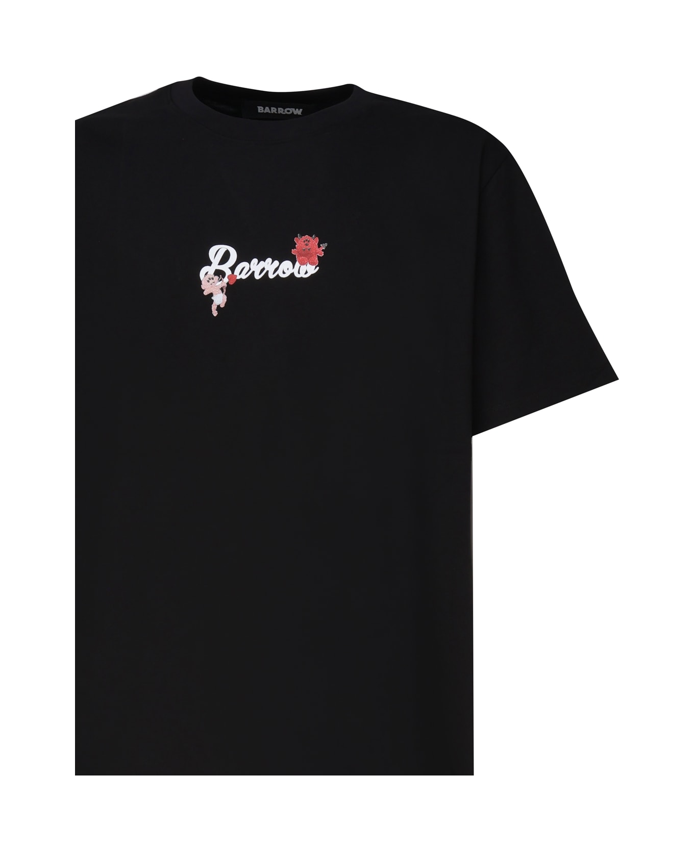 Barrow T-shirt With Print - Black