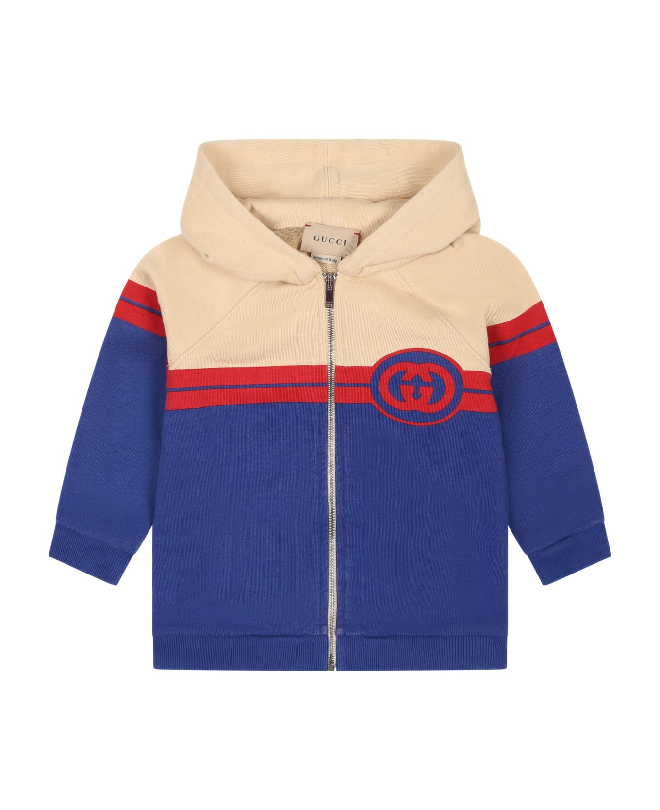 Gucci Multicolor Sweatshirt For Baby Boy With Logo - Multicolor