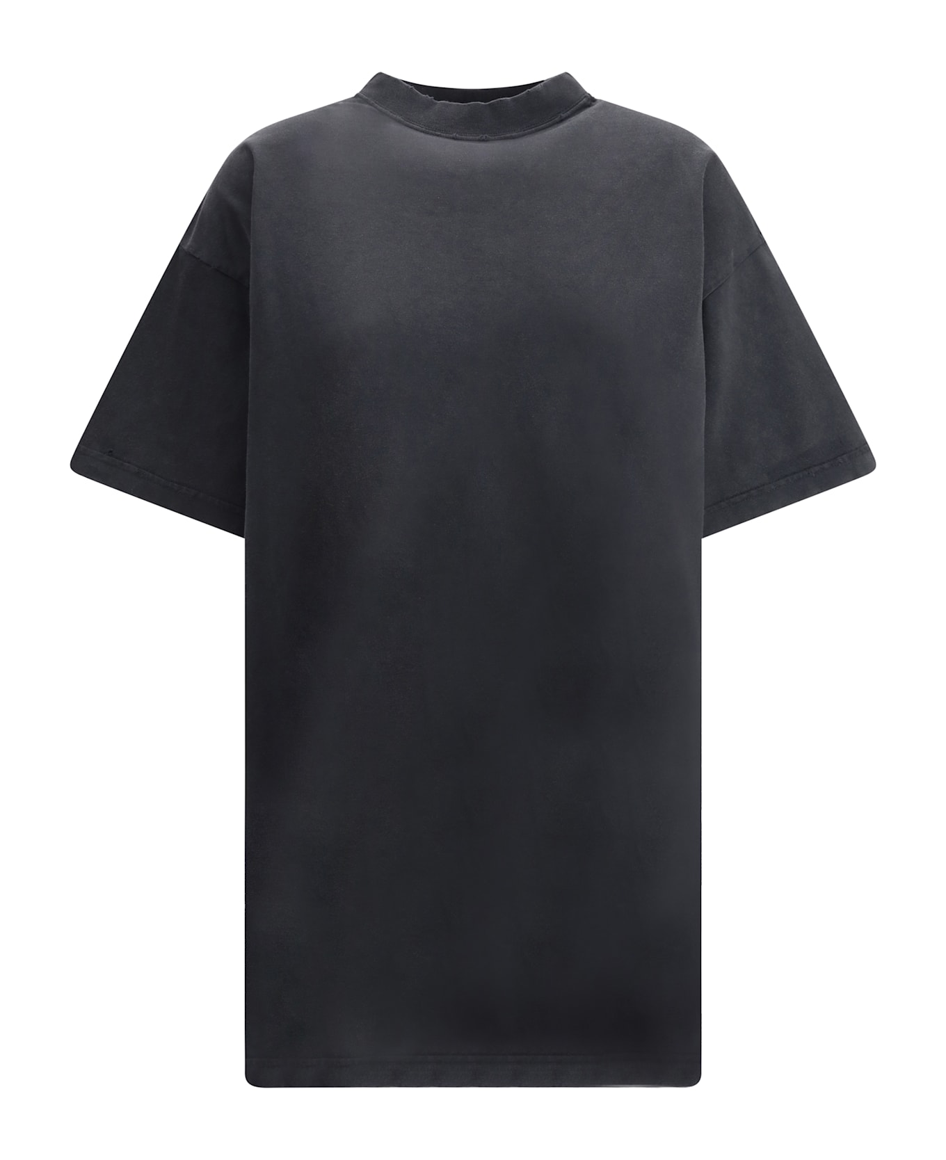 Balenciaga Oversized T-shirt - Faded Washed Black