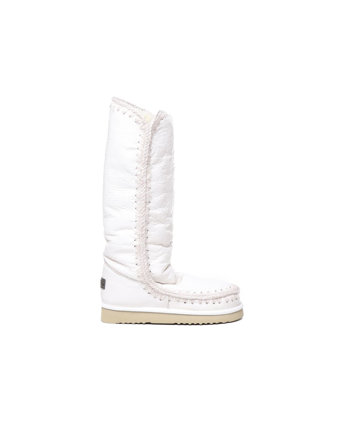 Mou Eskimo 40 Boots In Sheepskin - White