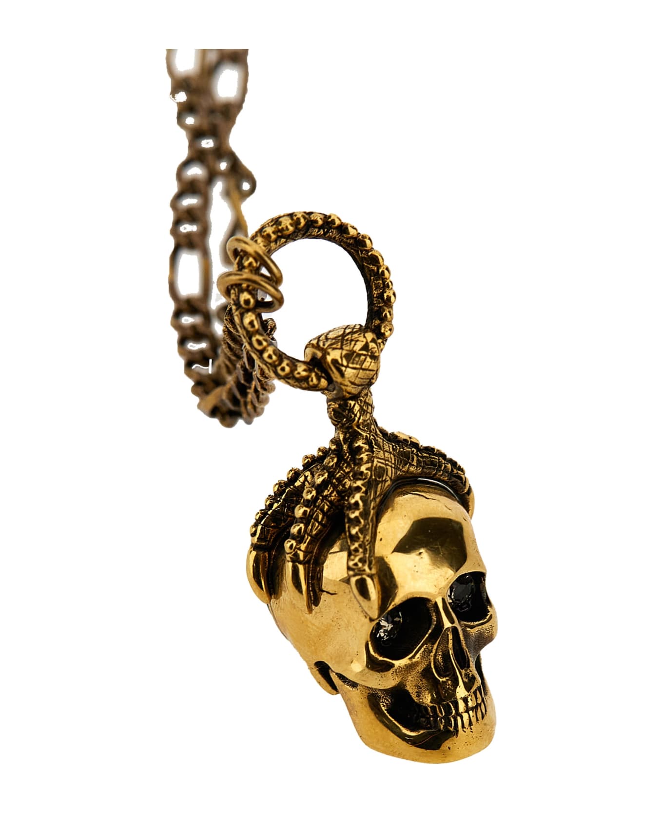 Alexander McQueen 'victorian Skull' Necklace - Gold