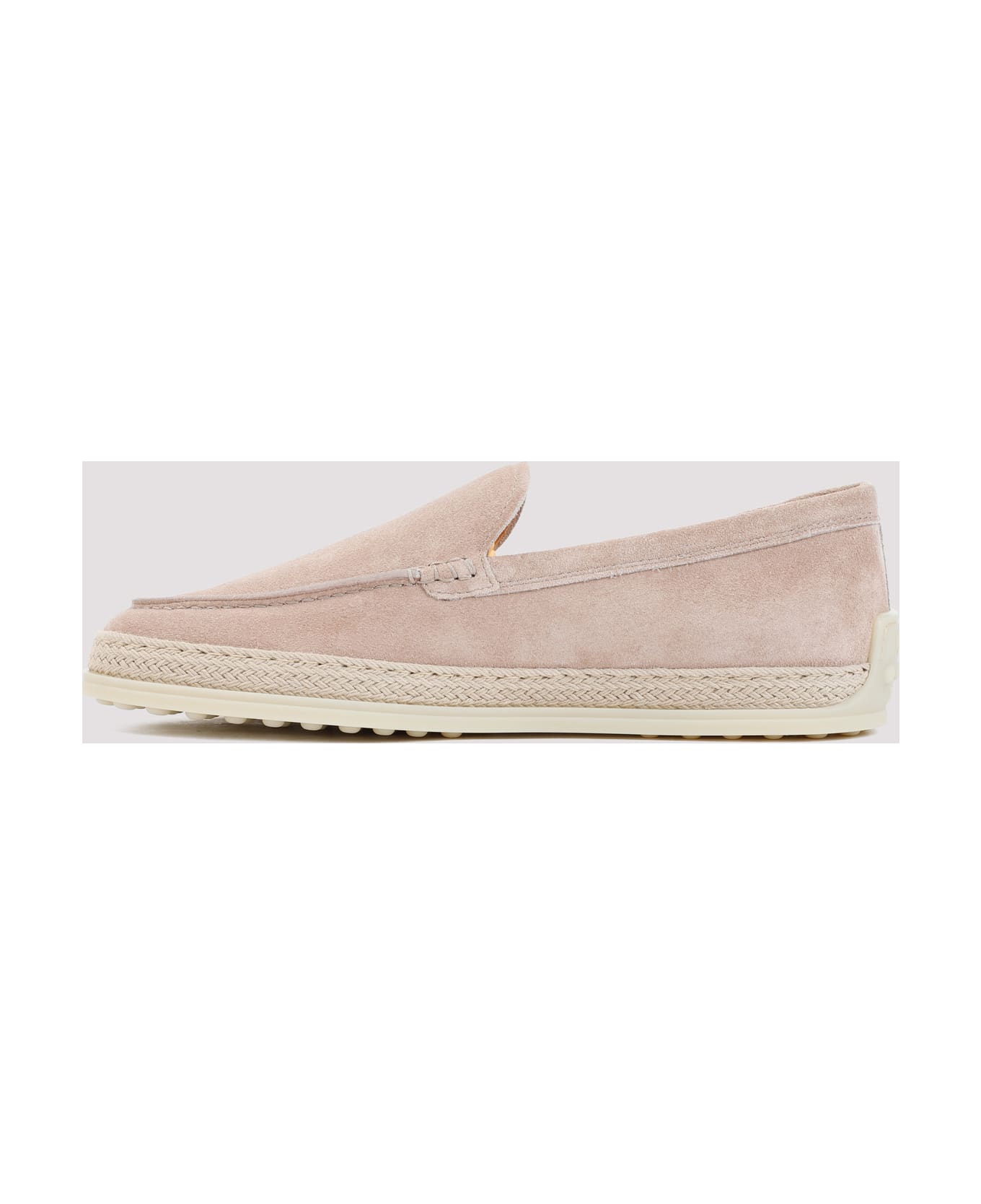 Tod's Suede Leather Loafers - Rosa Lingeri