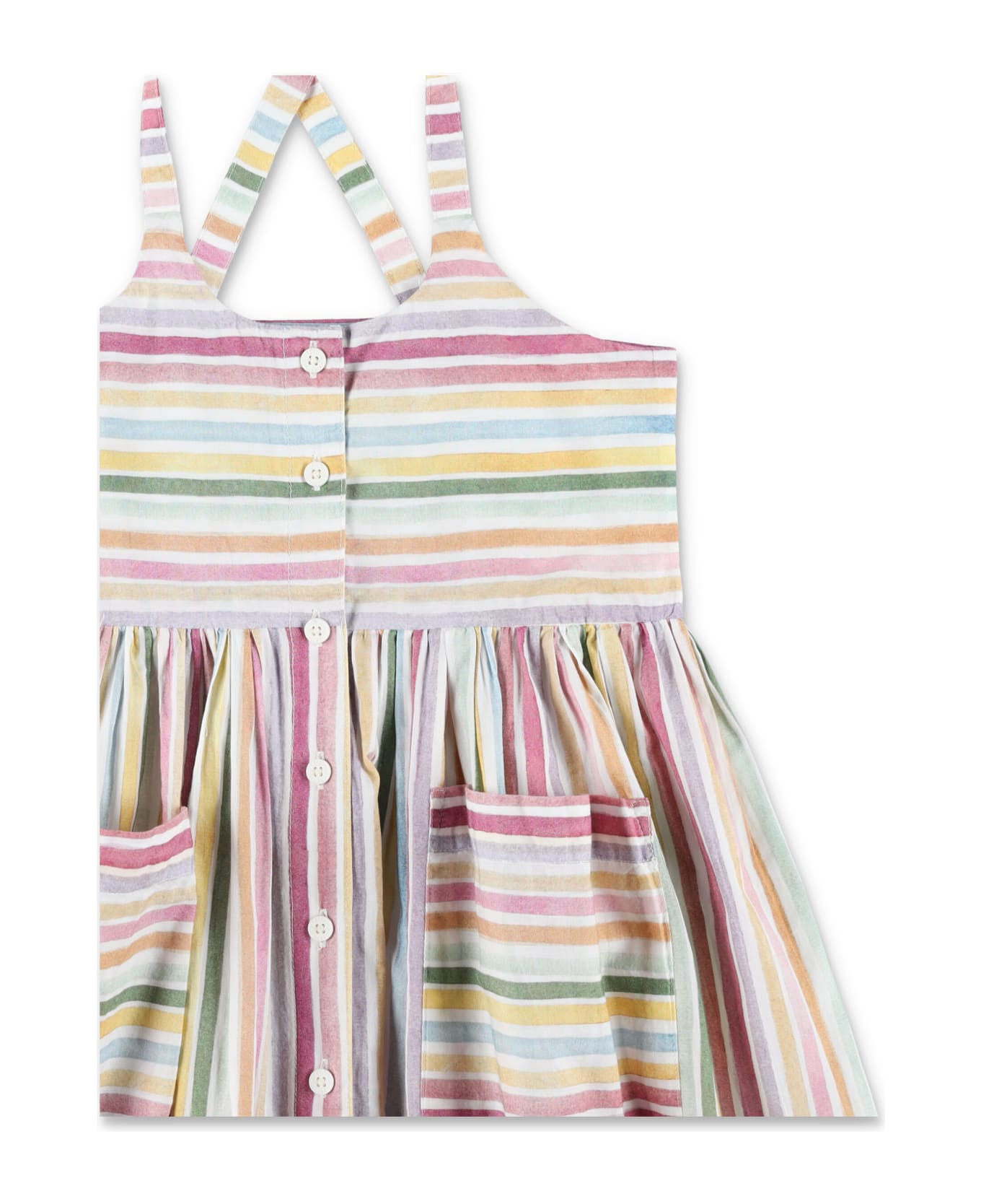 Stella McCartney Kids Striped Dress - MULTICOLOR