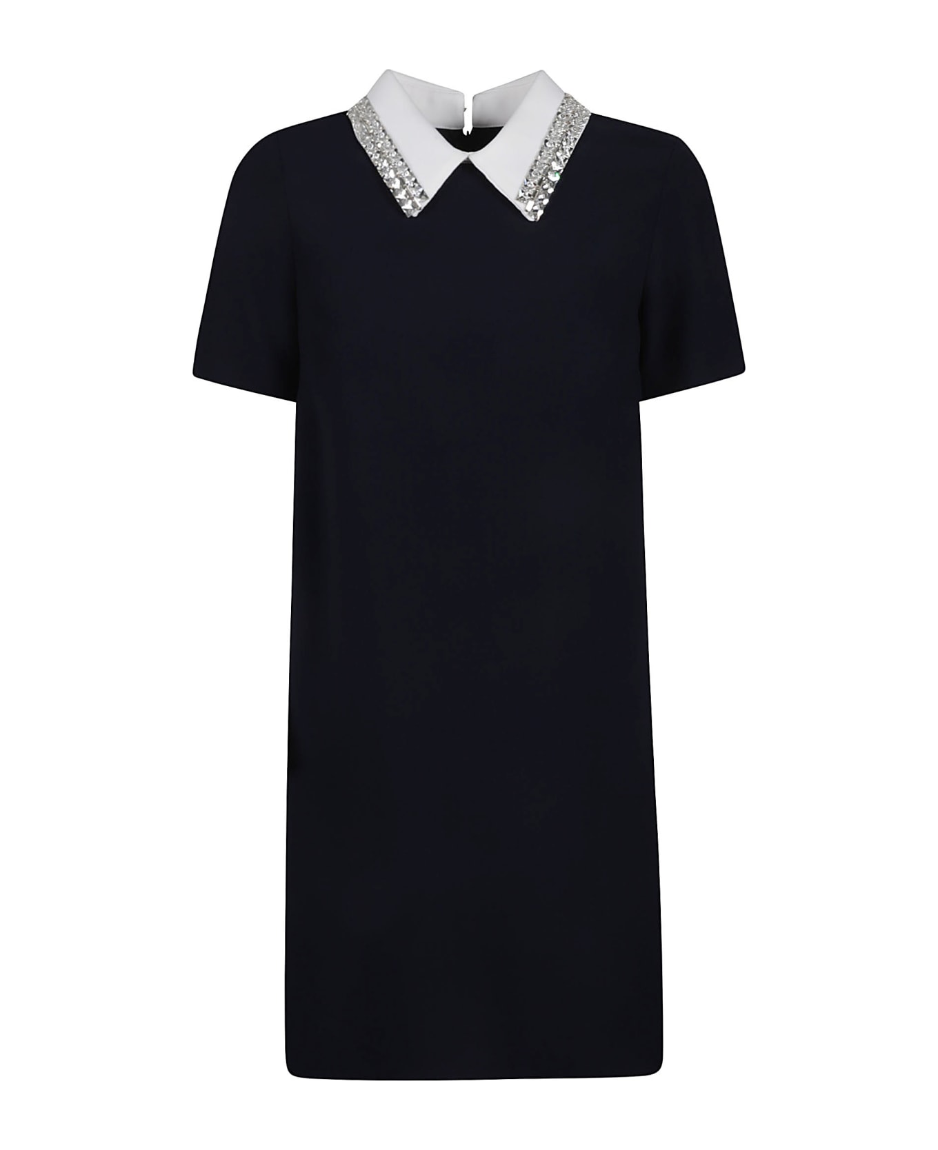 N.21 Mid-length Embellished Collar Dress - Blu