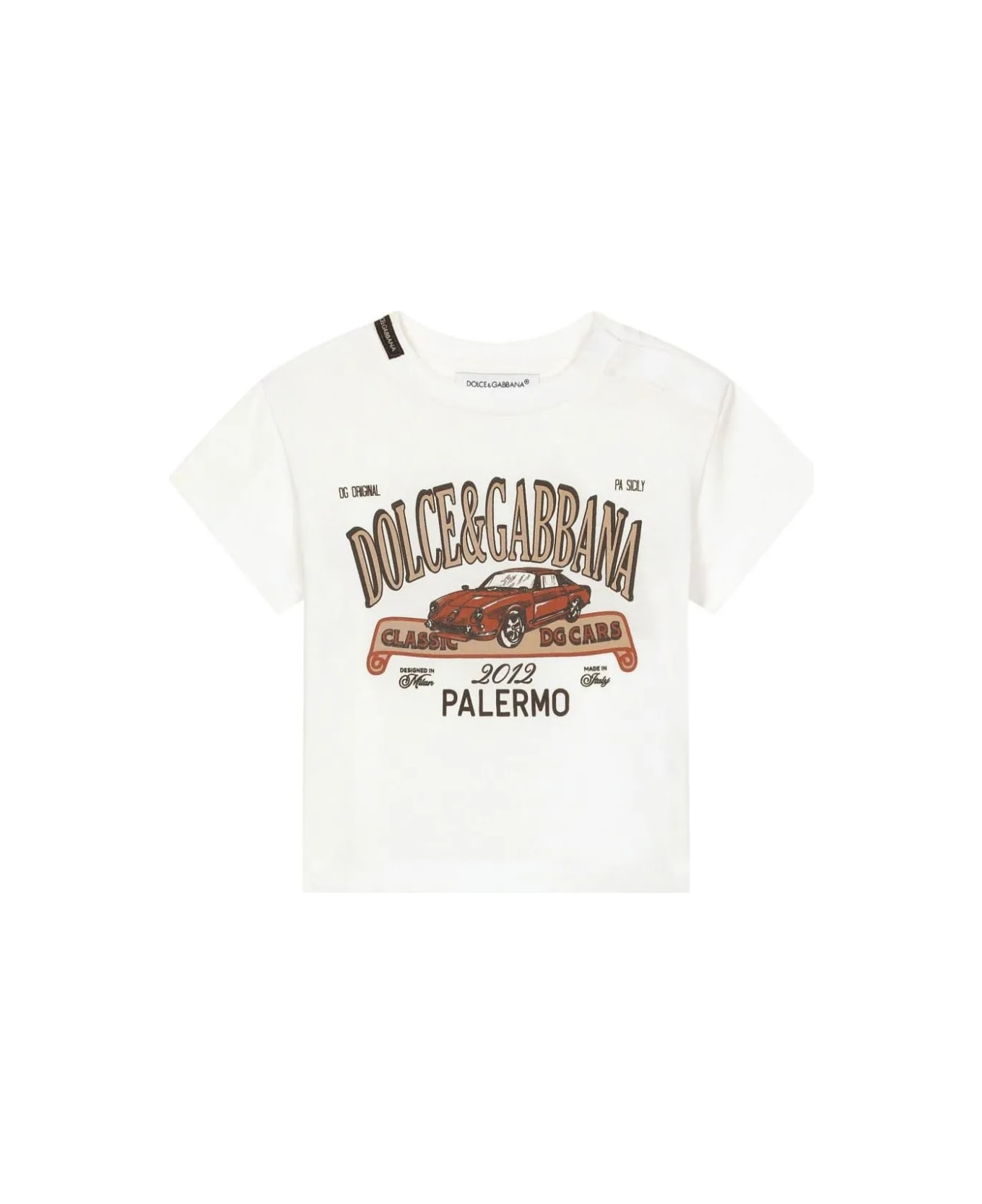 Dolce & Gabbana T-shirt With Logo - White