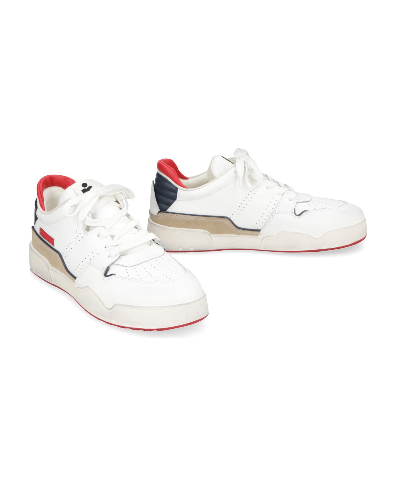 Isabel Marant Emreeh Leather Low-top Sneakers - White