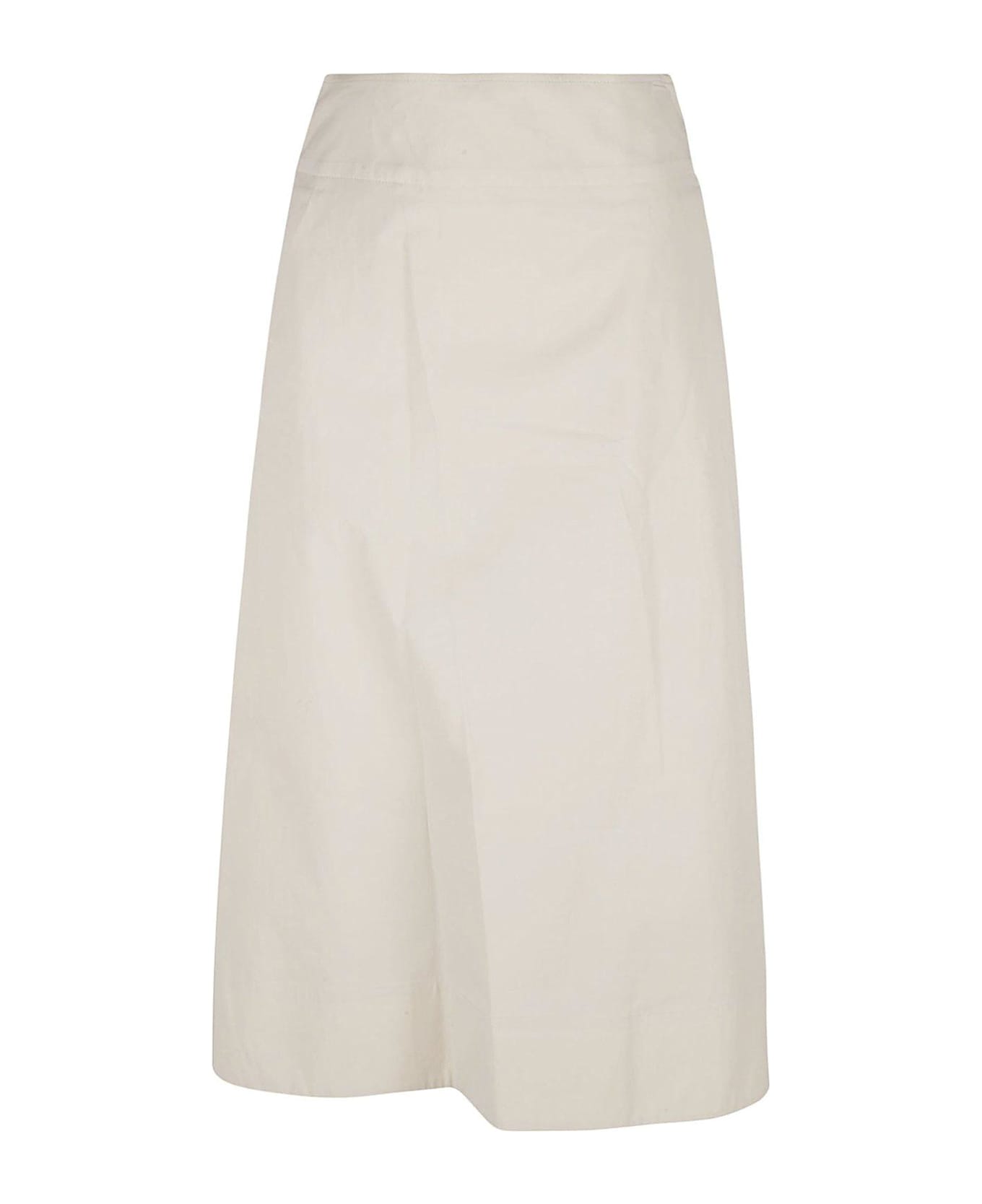 Lorena Antoniazzi Belted Waist Midi Skirt - MEDIUM WHITE