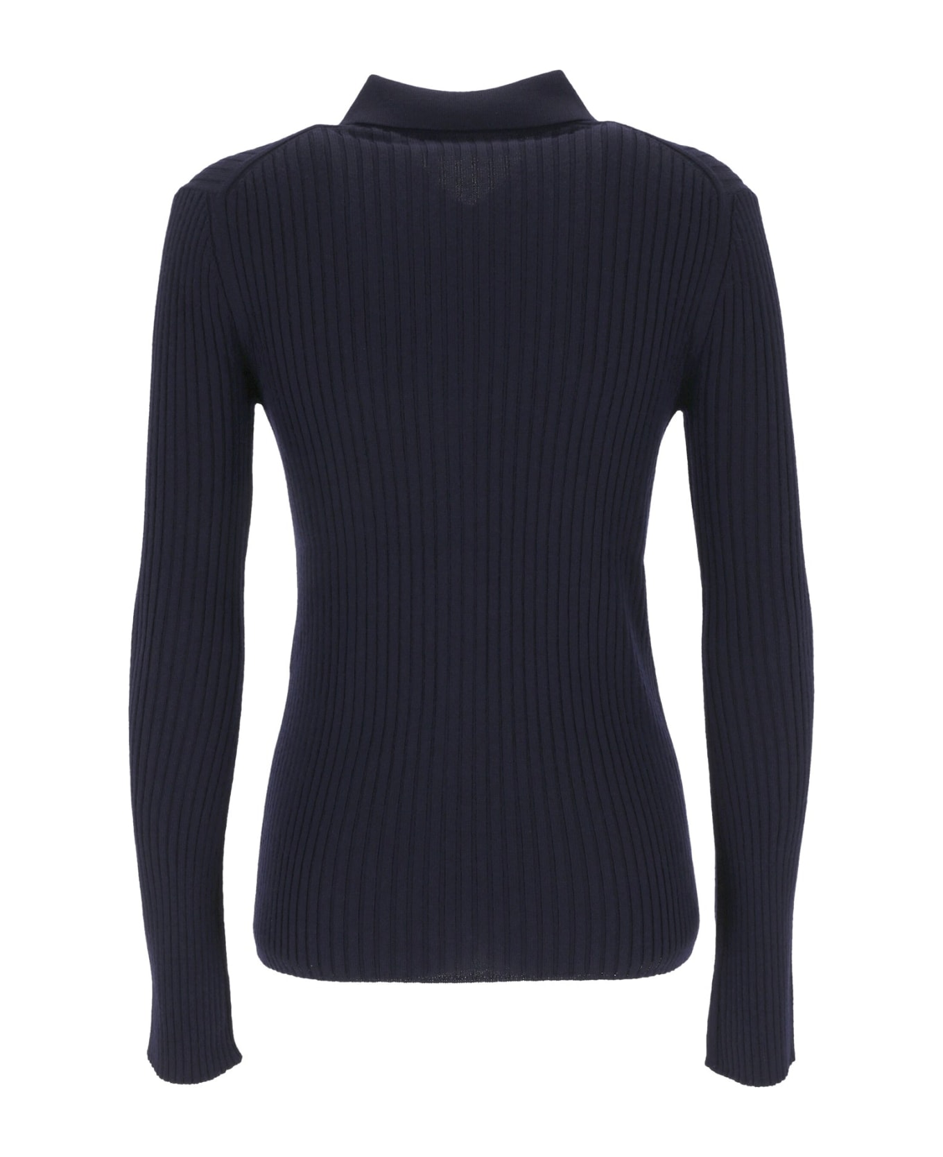 Chloé Wool And Cashmere Shirt - Blue カーディガン