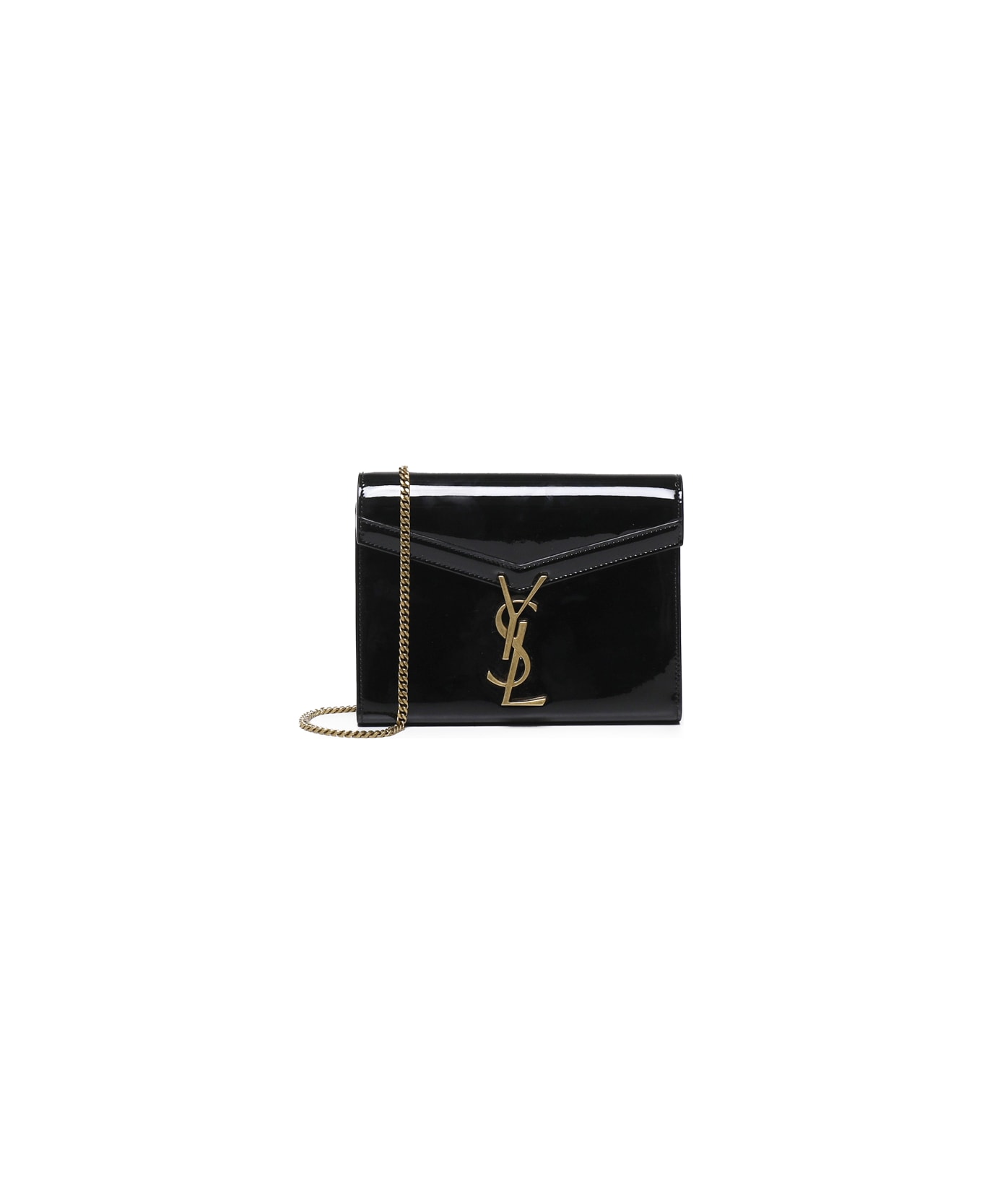 Saint Laurent Minaudiere Vicky In Plexiglass - Black