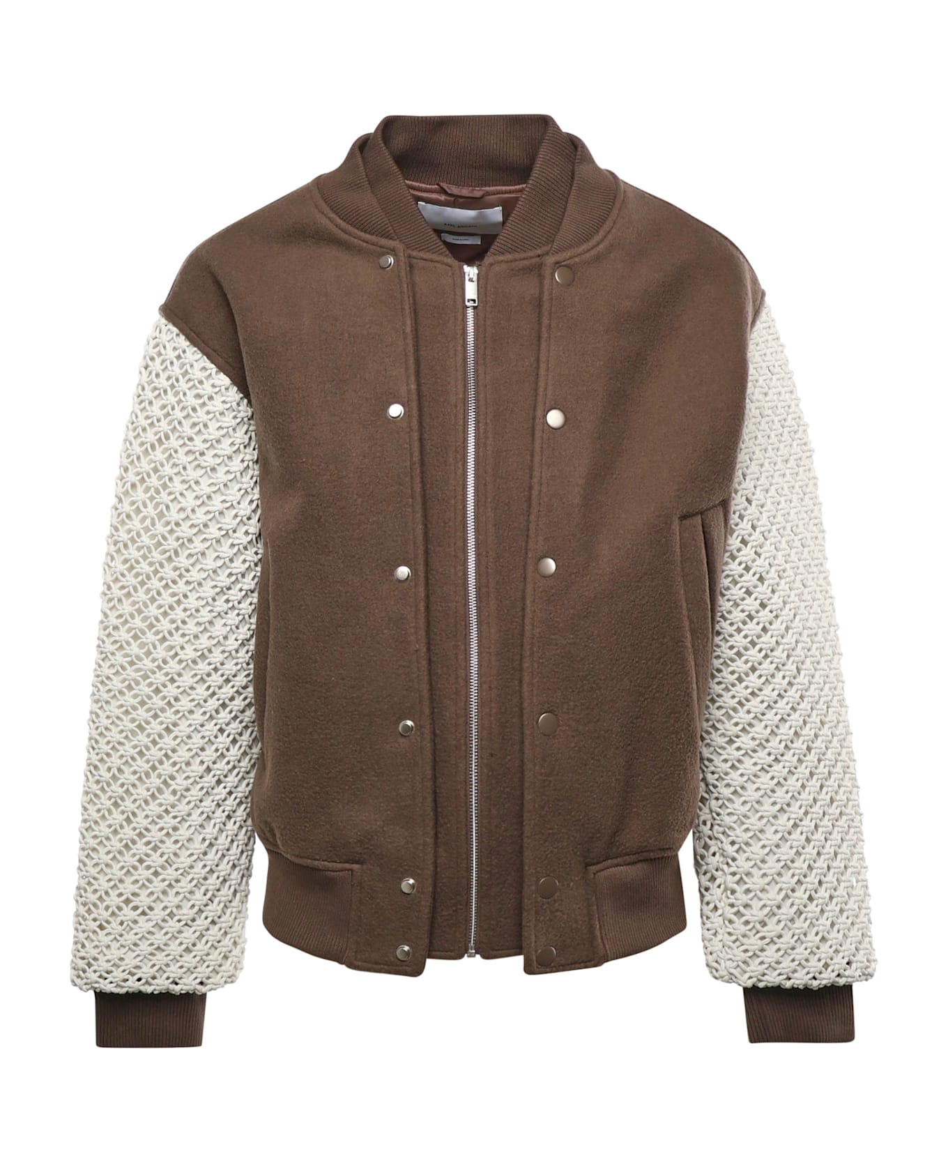 Axel Arigato Titan Varsity Jacket - STONE BROWN