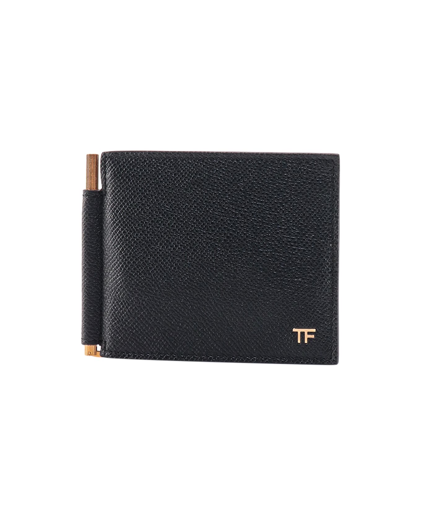 Tom Ford 'money Clip' Card Holder - Black