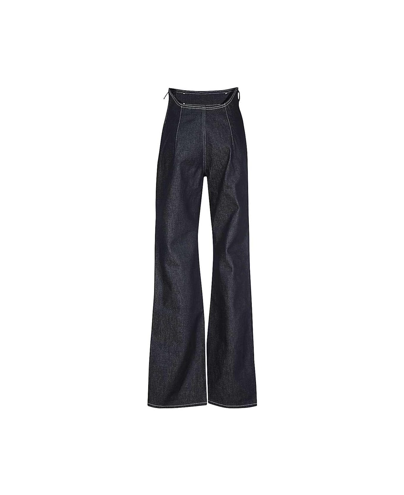 GCDS Wide-leg Jeans - Denim