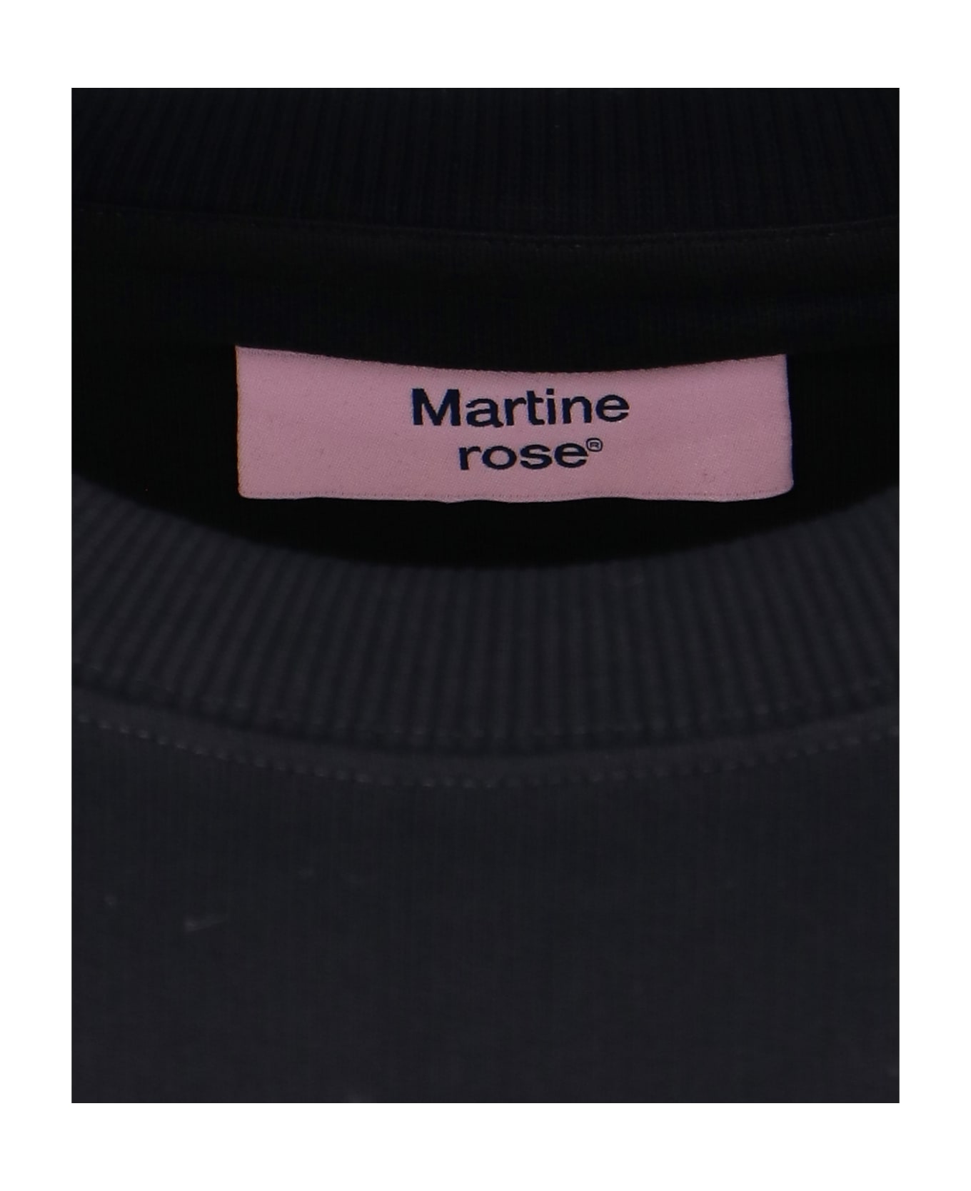 Martine Rose Logo Crewneck Sweatshirt - Black  