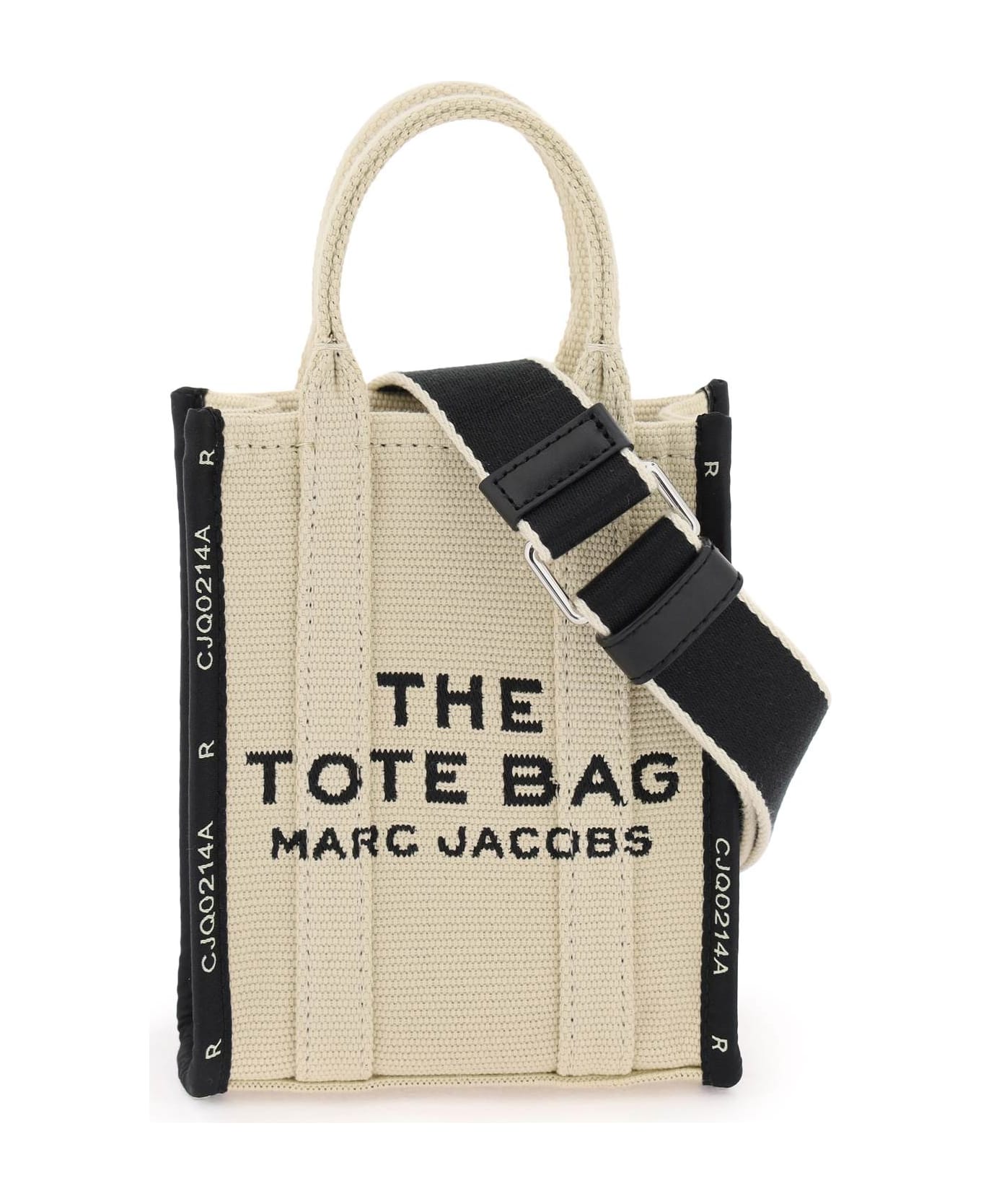 Marc Jacobs The Jacquard Mini Tote Bag - Beige