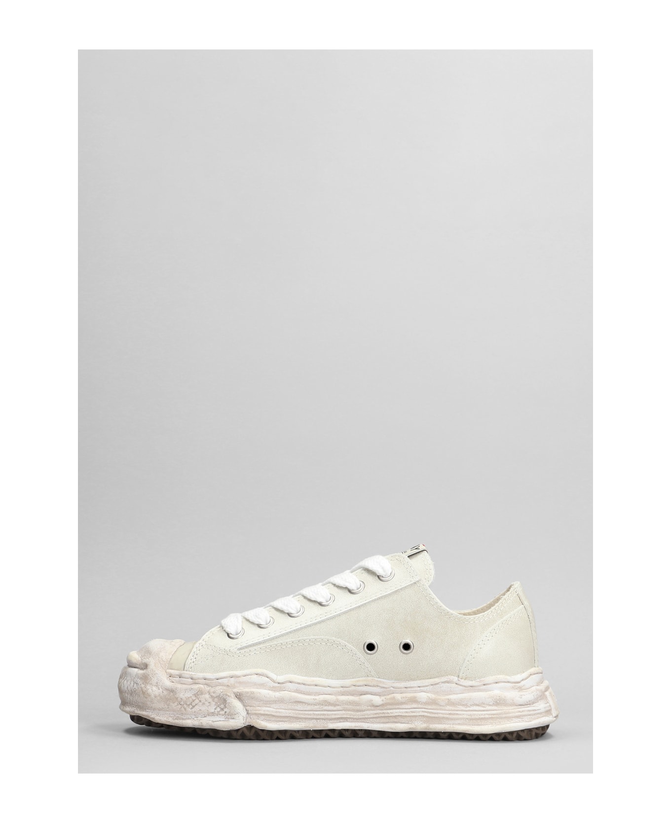 Mihara Yasuhiro Hank Sneakers In Grey Leather - grey