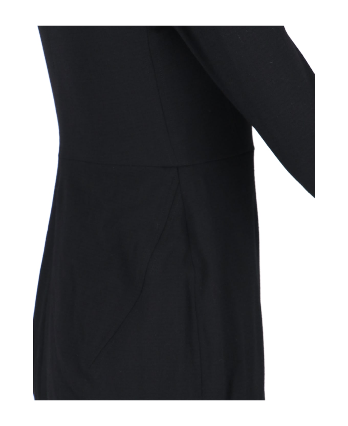 Victoria Beckham Midi T-shirt Dress - Black  