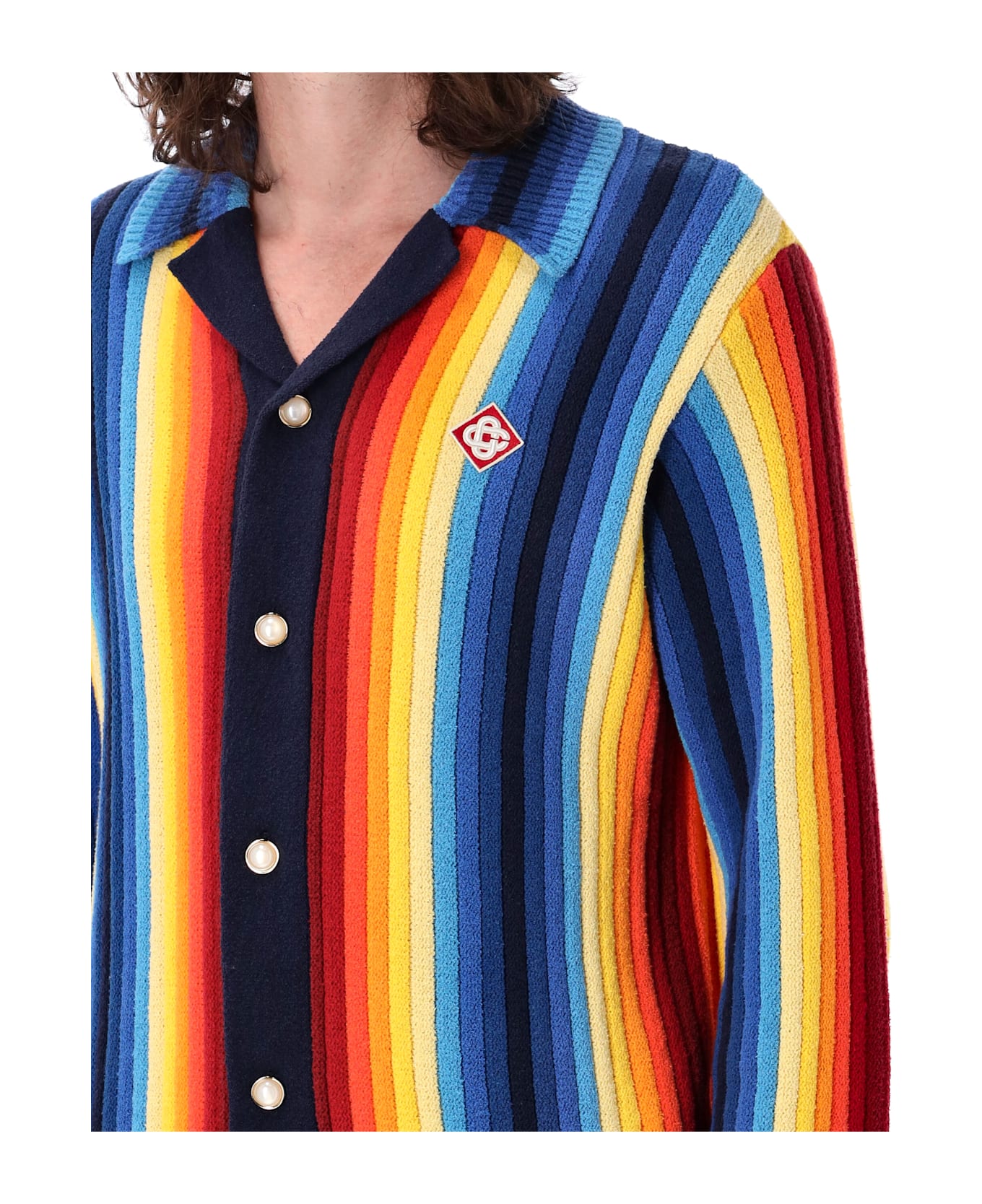Casablanca Gradient Towelling Effect Jacket - MULTICOLOR